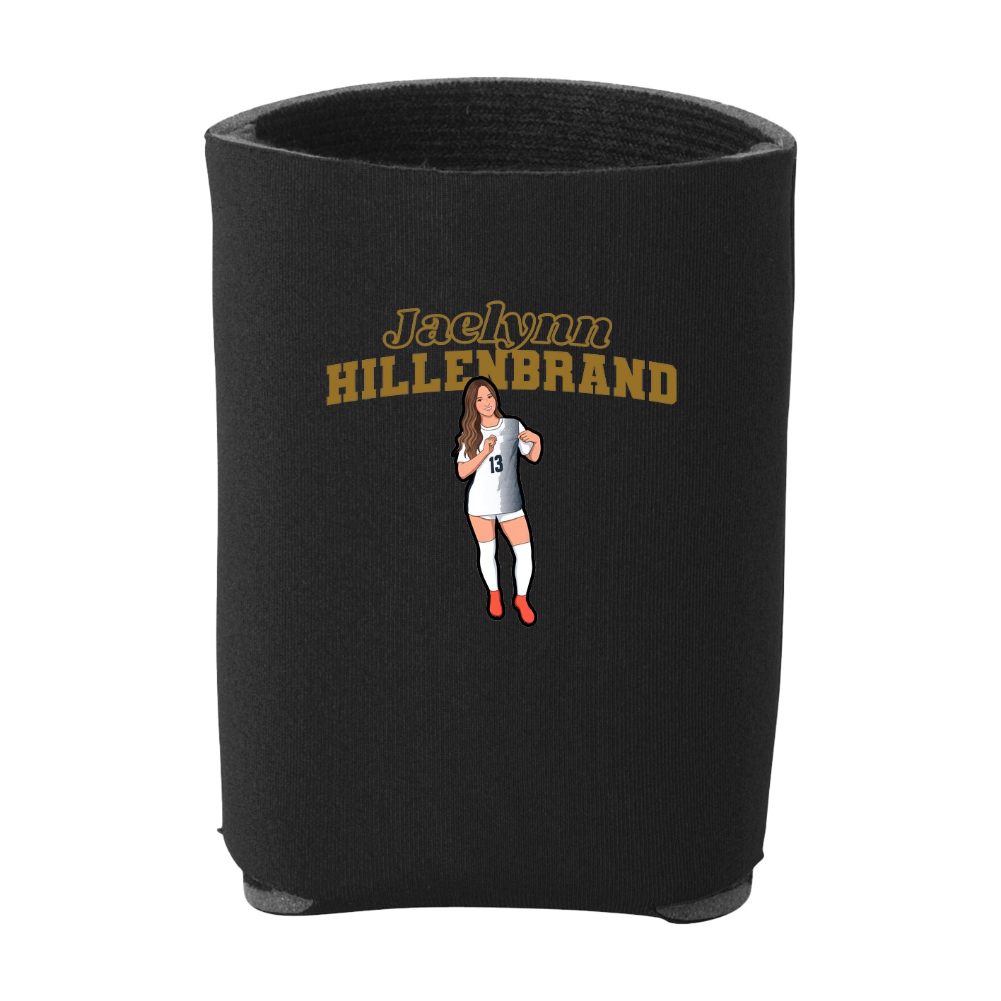 Can Holder — Name Arch in Black