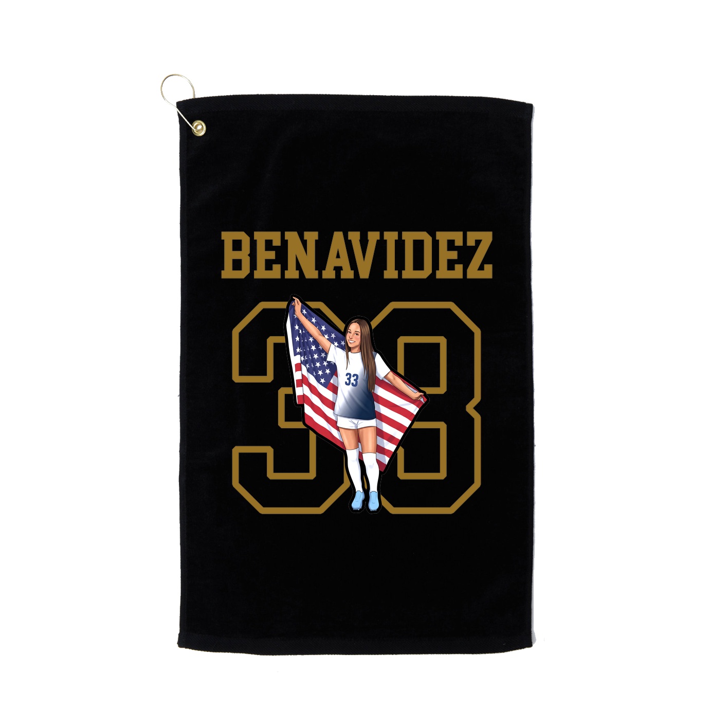 Golf Towel — Shirsey in Black
