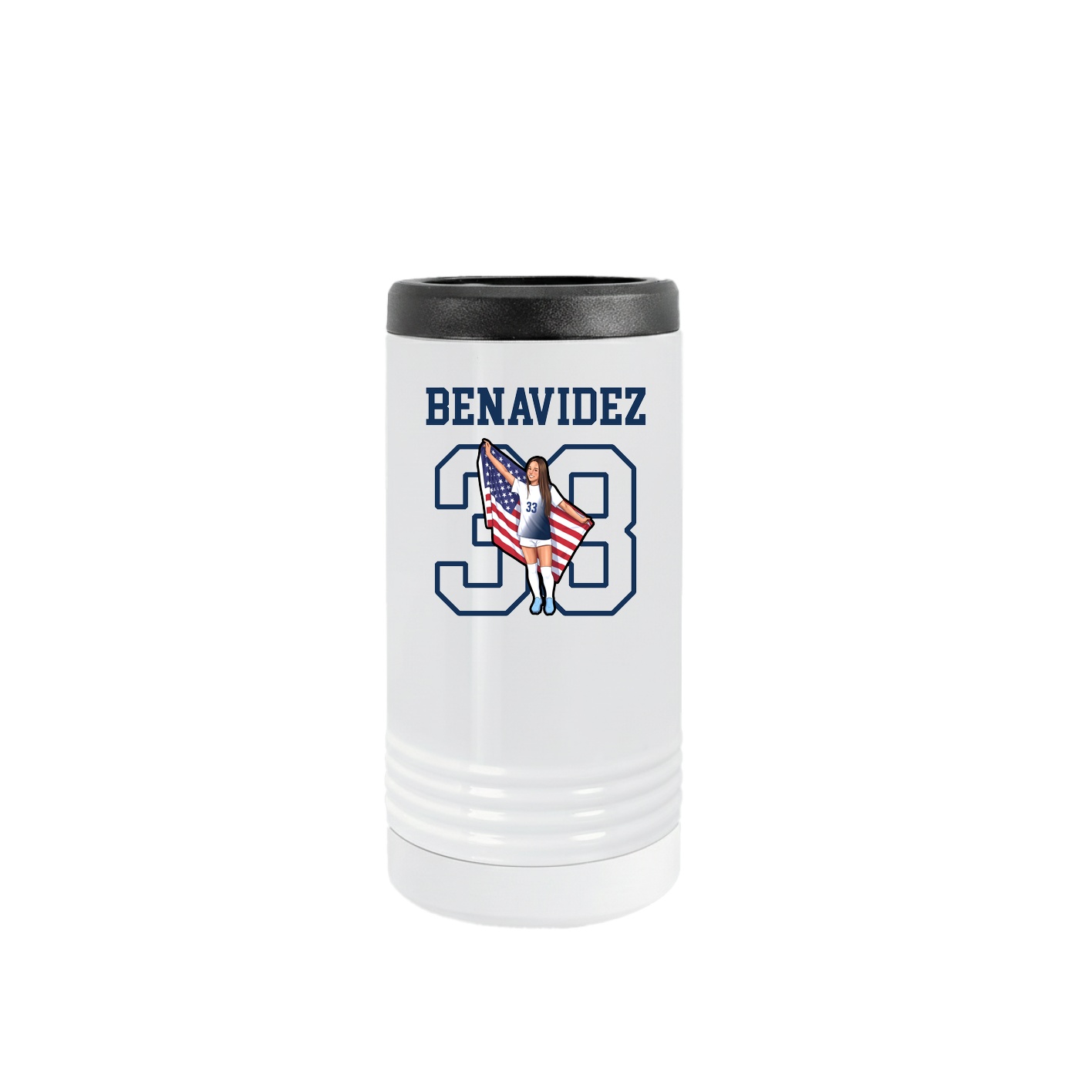 Slim Beverage Holder — Shirsey in White