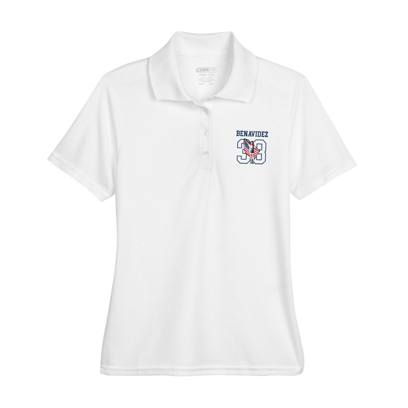 Womens Performance Polo — Shirsey in White