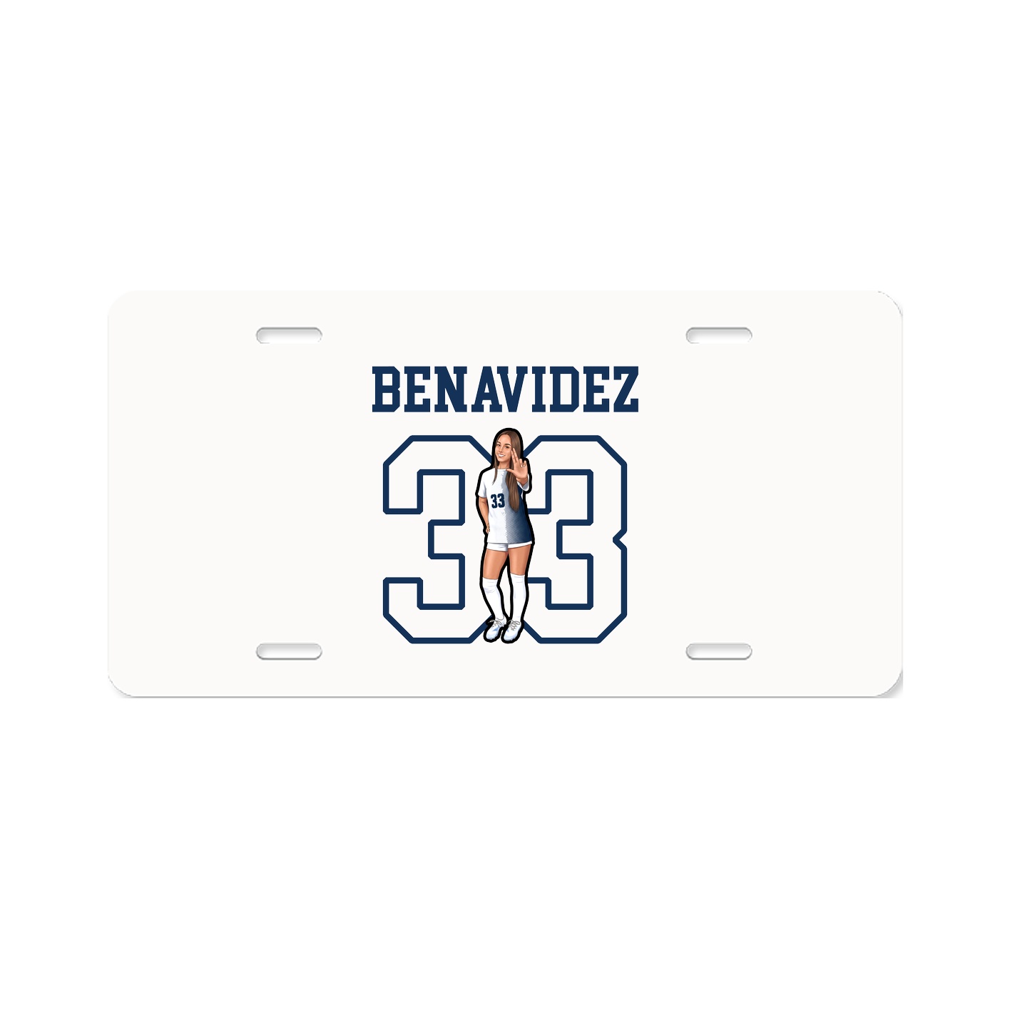 License Plate — Shirsey in Classic