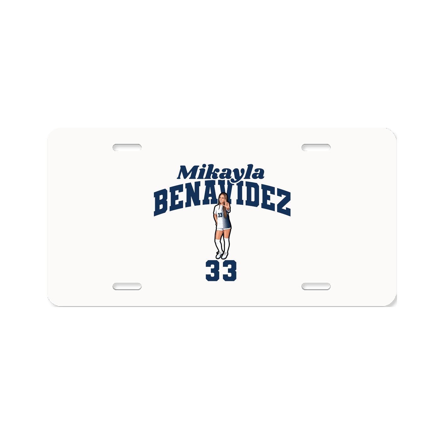 License Plate — Signature Arch in Classic