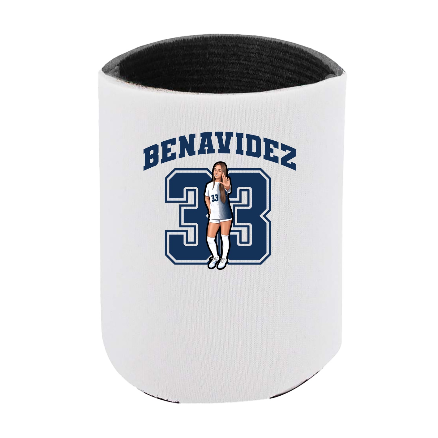 Can Holder — Number in White