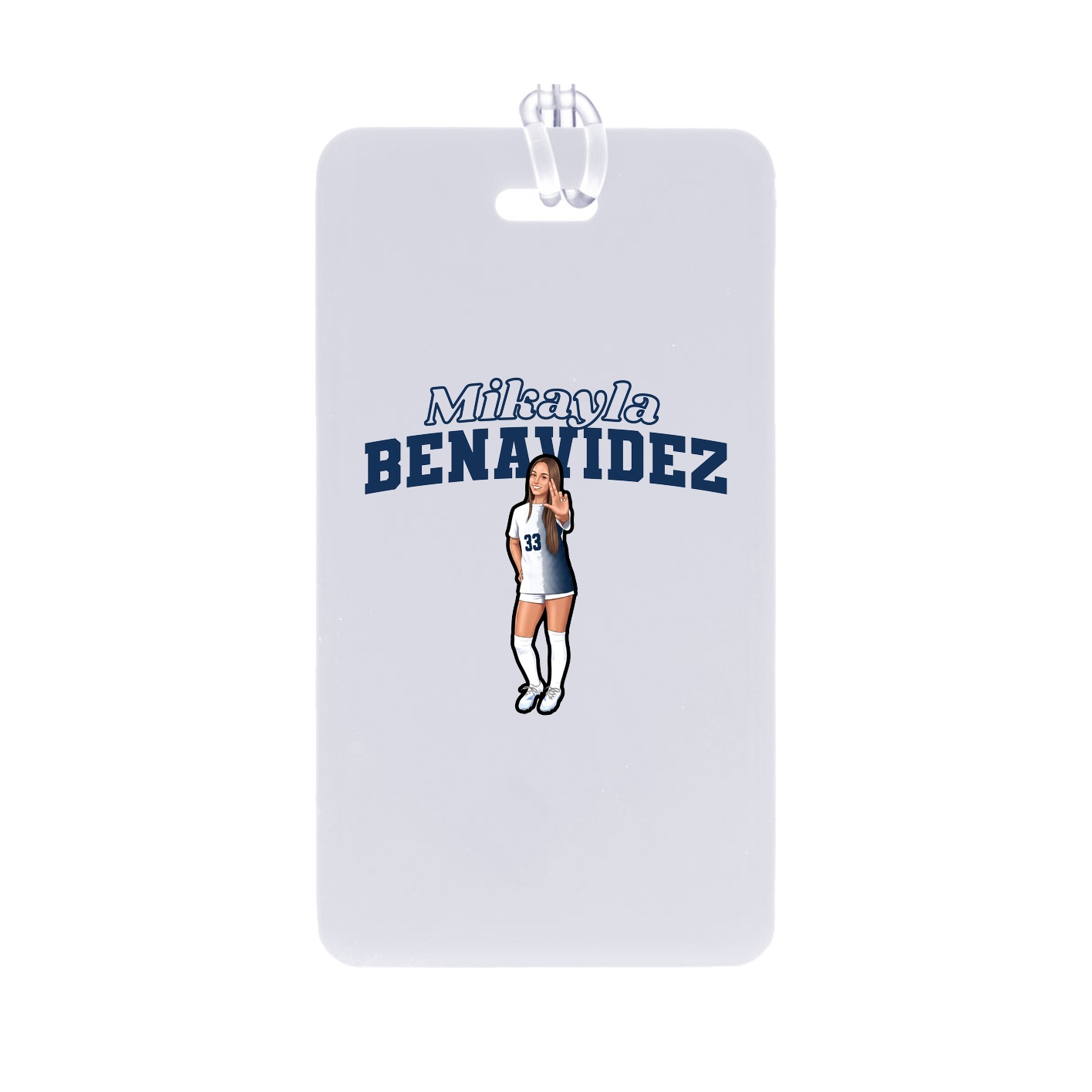 Bag Tag — Name Arch in Classic