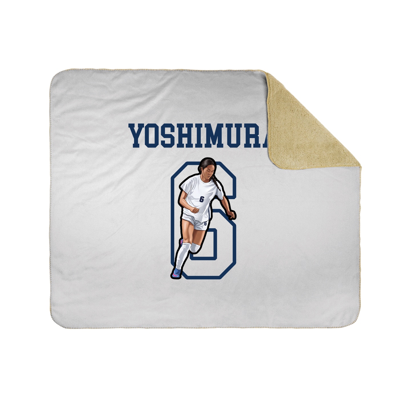 Throw Blanket — Shirsey in White