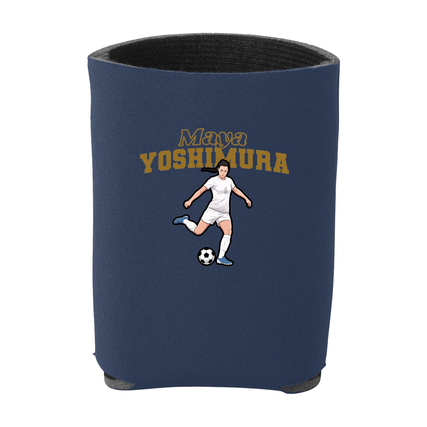 Can Holder — Name Arch in Navy