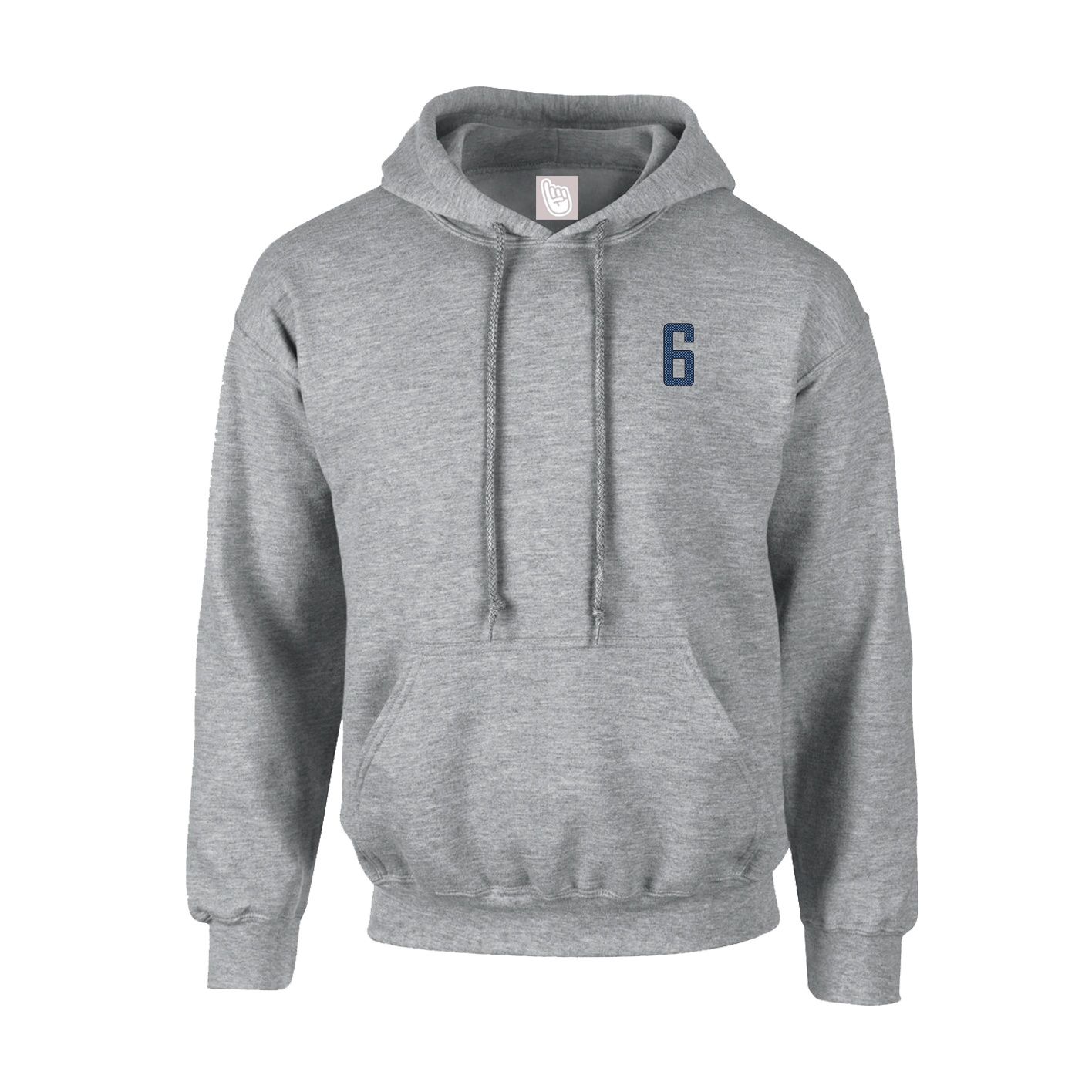 Hoodie — Front Shirsy in Grey