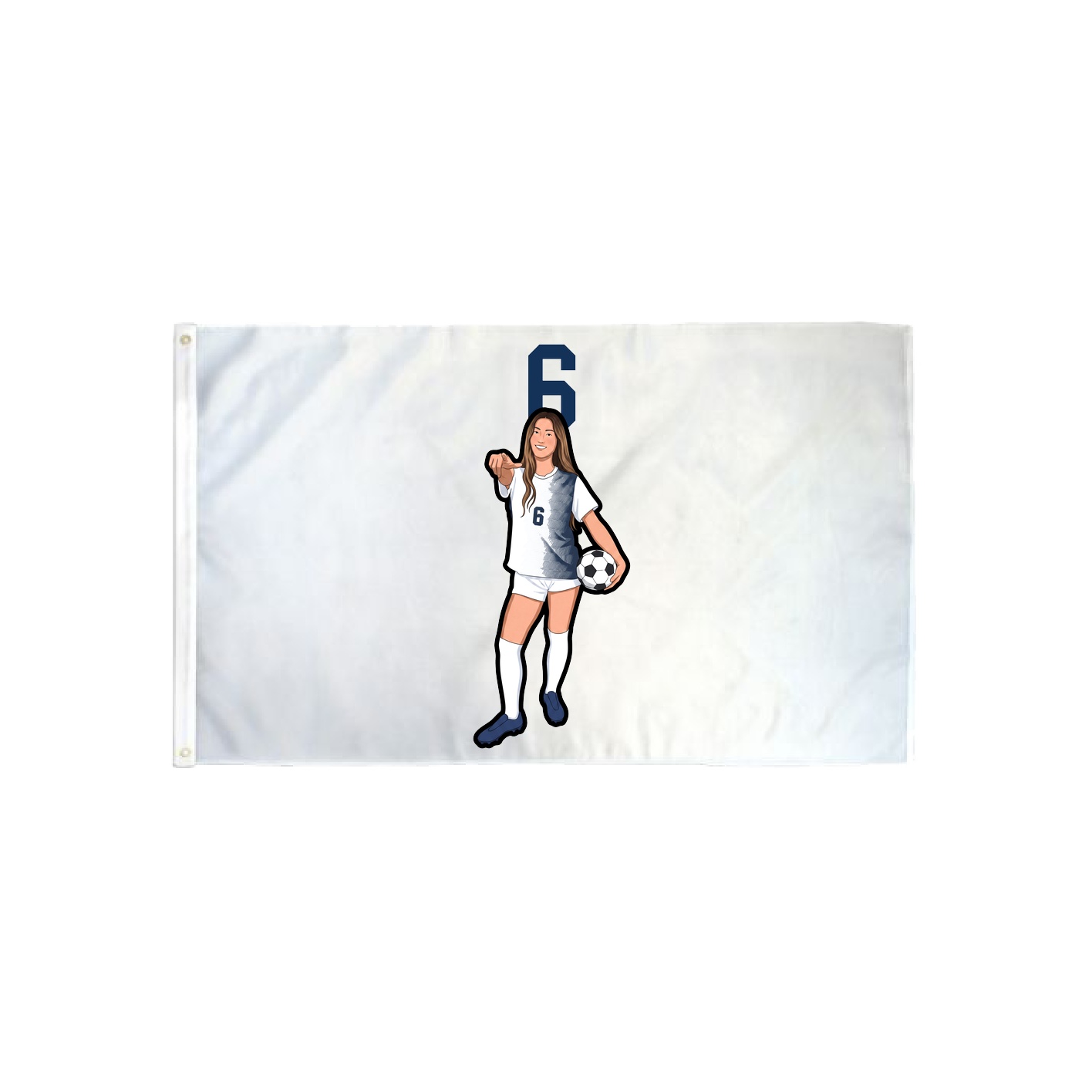 3x5 Flag — Number Top in Classic