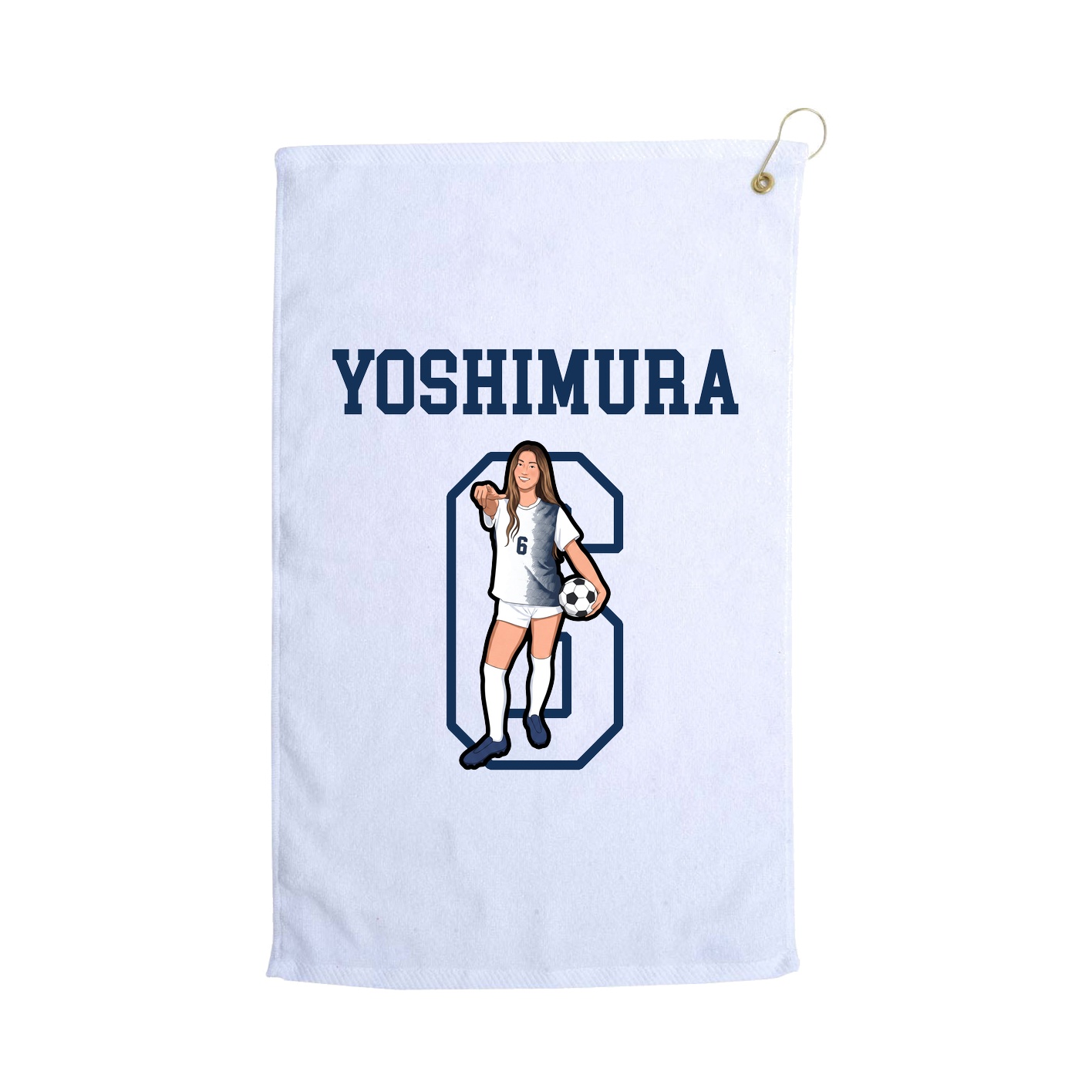 Golf Towel — Shirsey in White