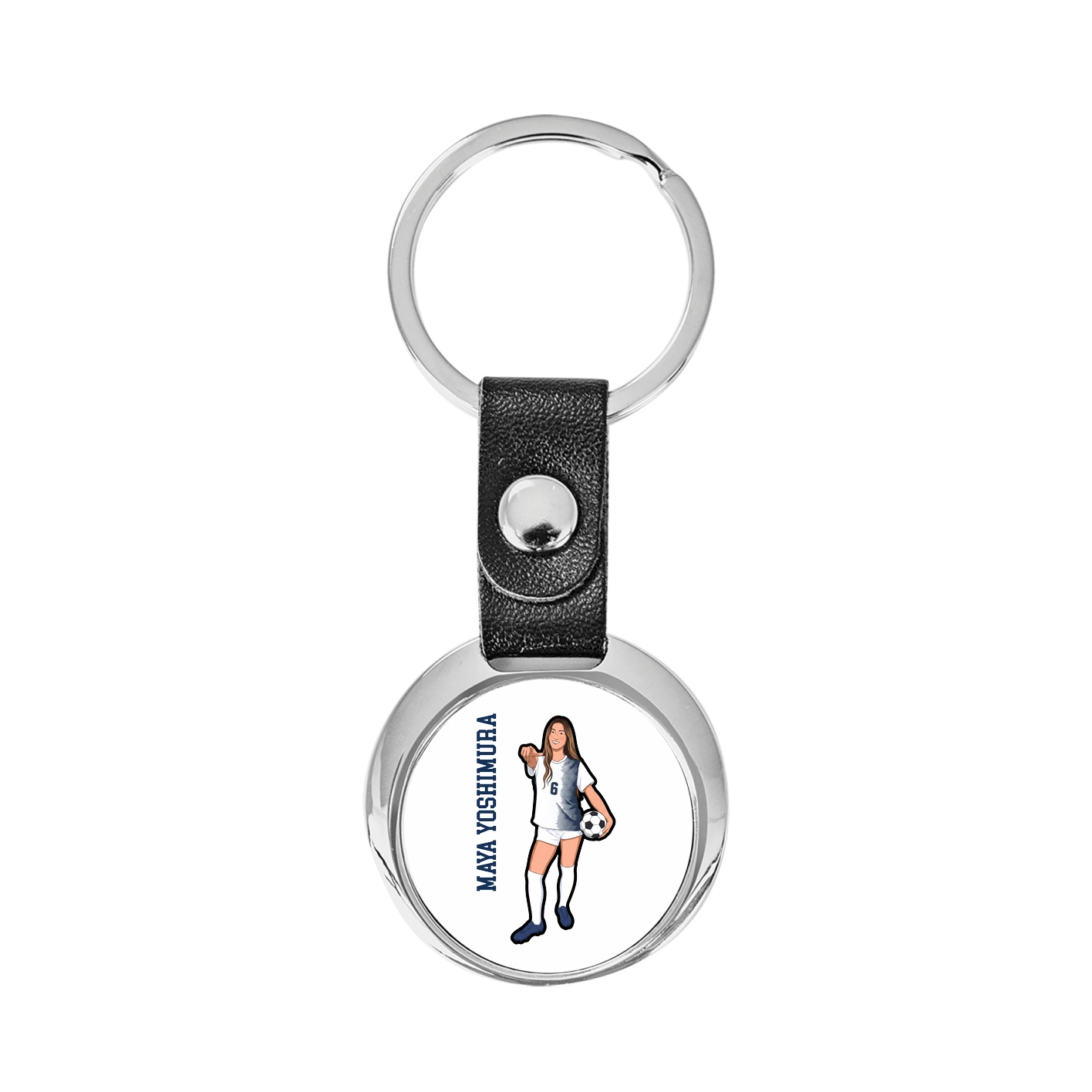 Key Chain — Name Vertical in Classic