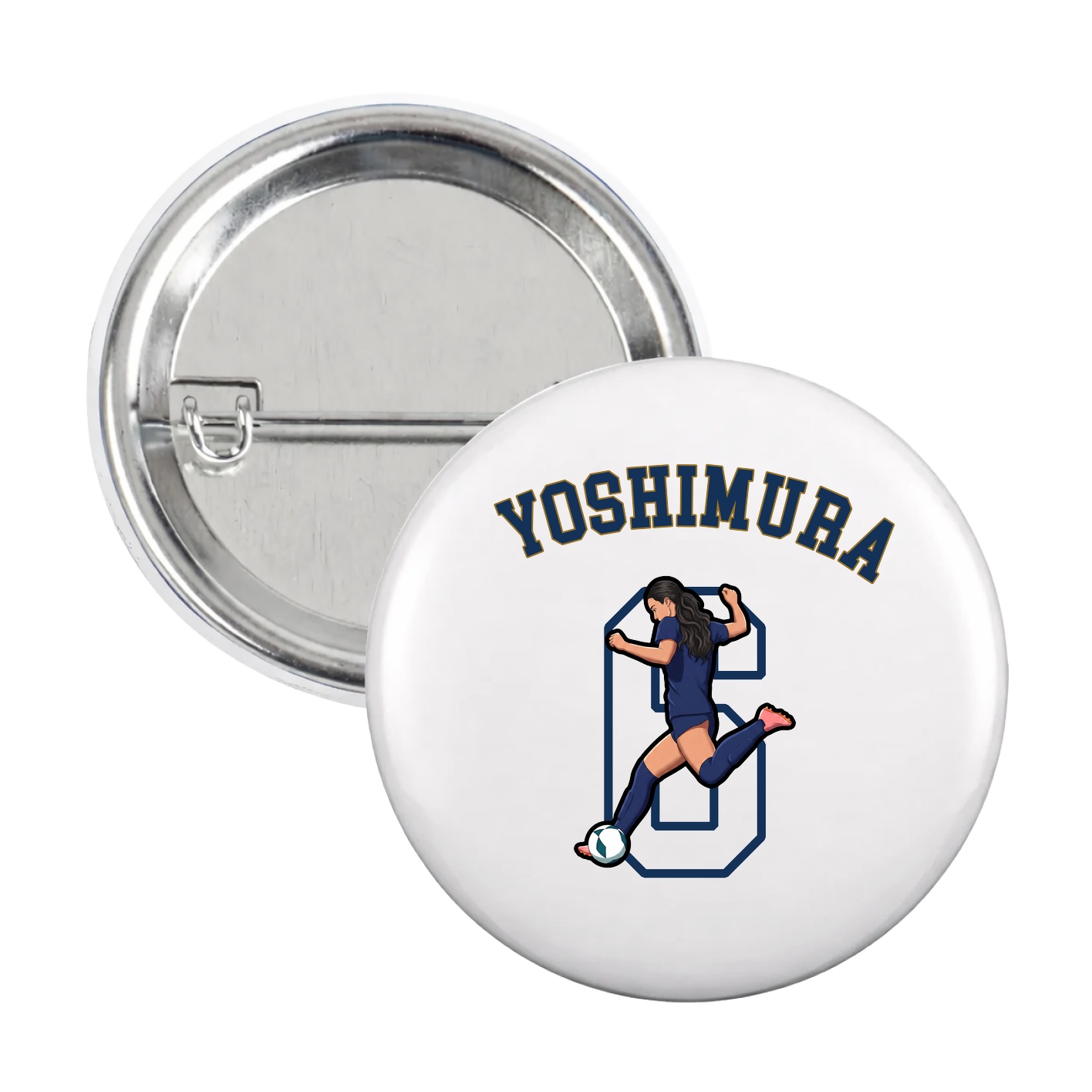 Game Day Button — Shirsey Arch in White