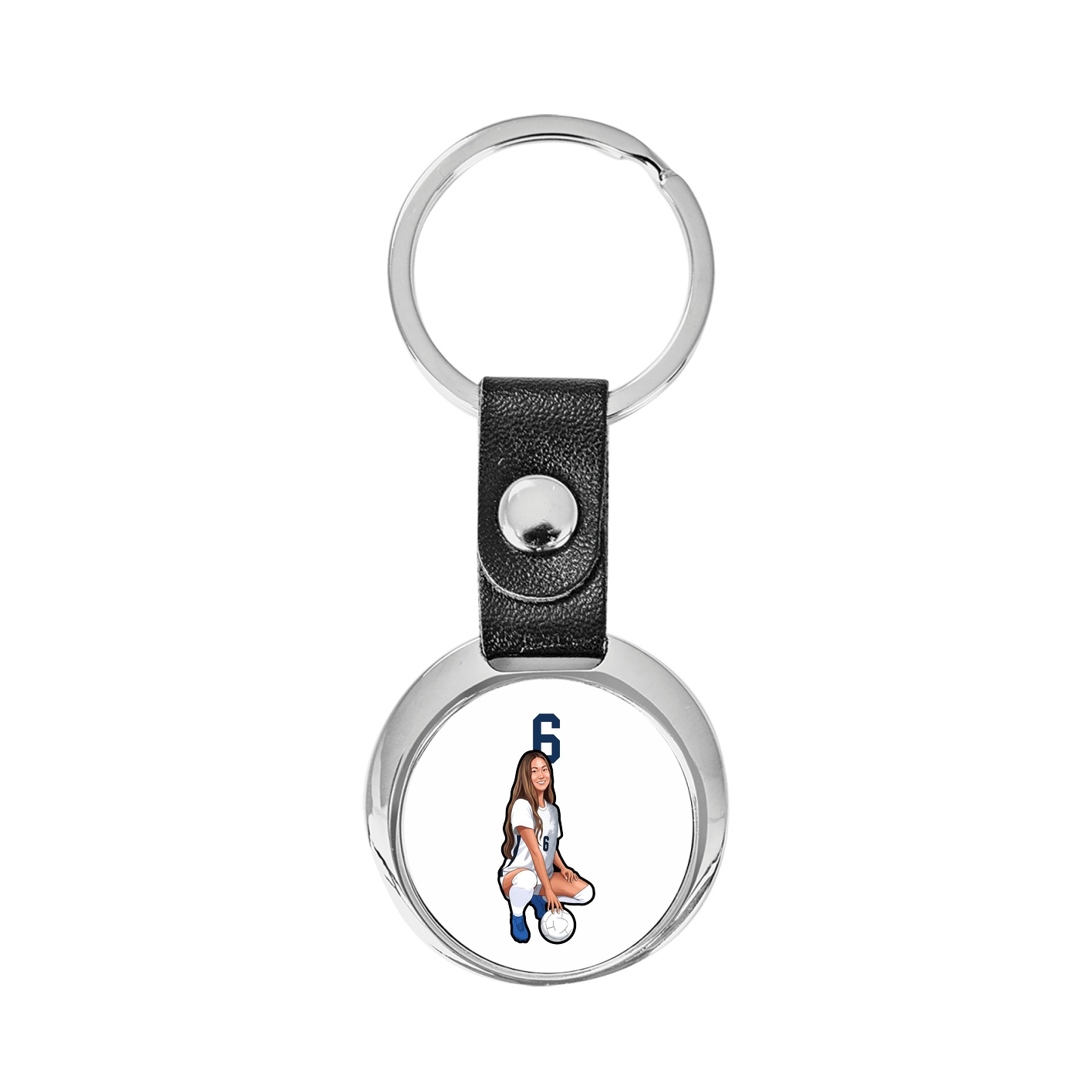 Key Chain — Number Top in Classic