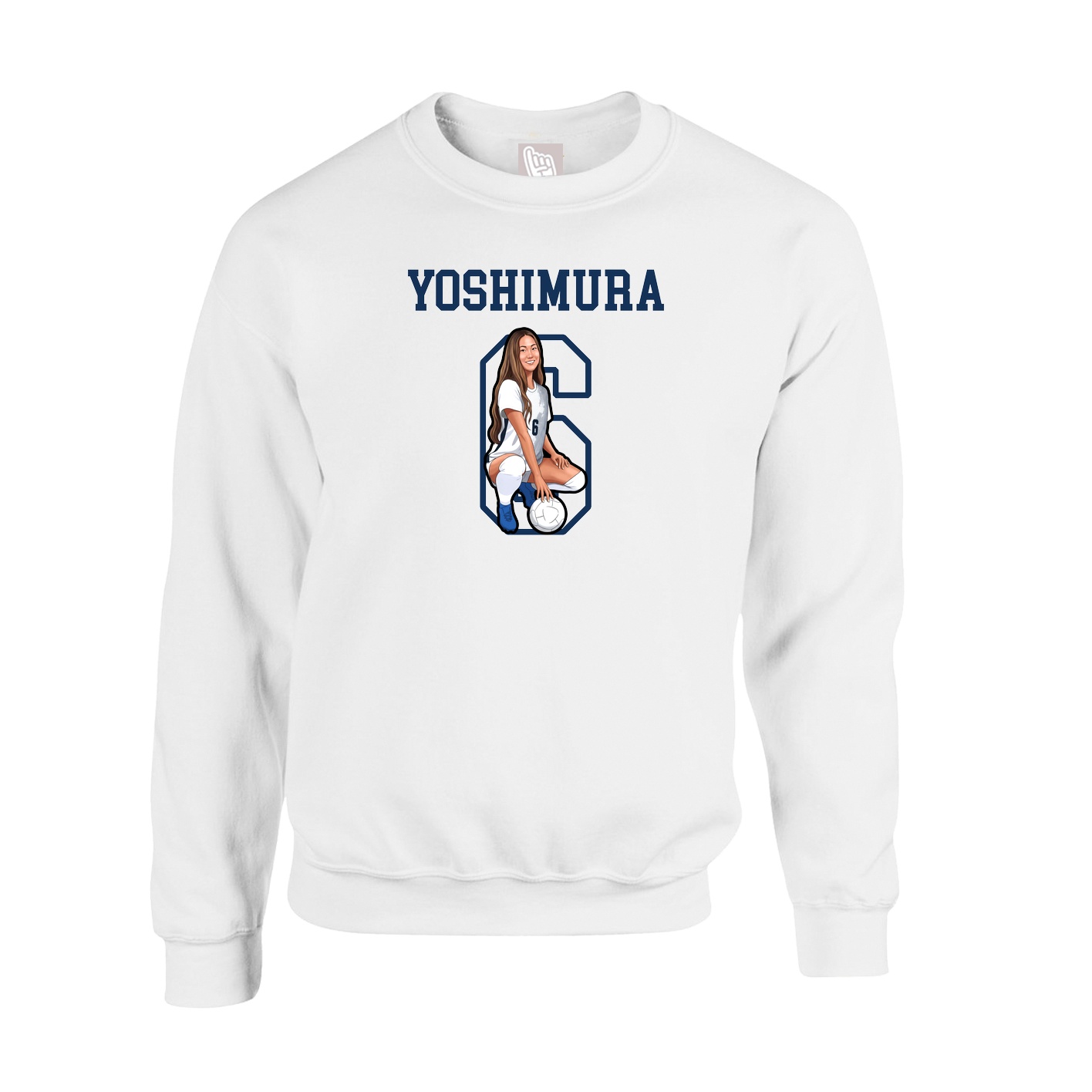 Fleece Crew — Shirsey in White