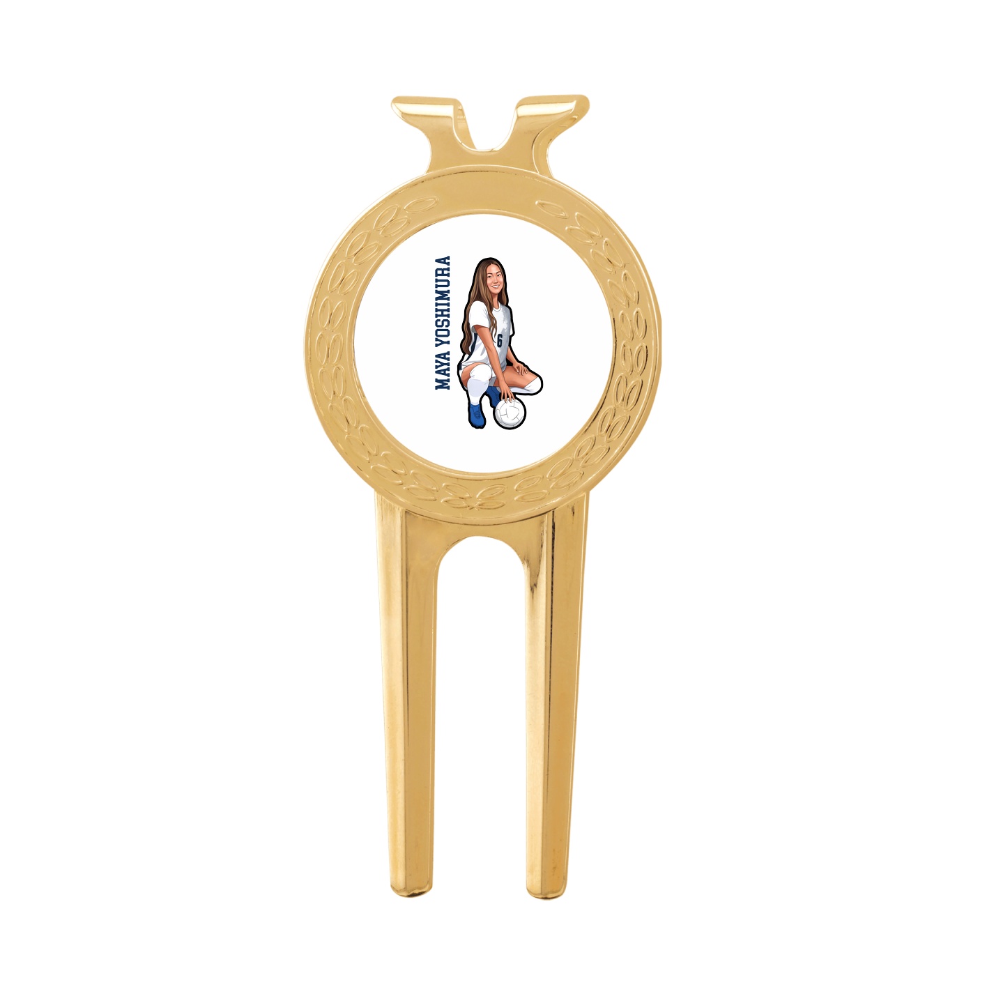 Divot Tool with Ball Marker — Name Vertical in Classic
