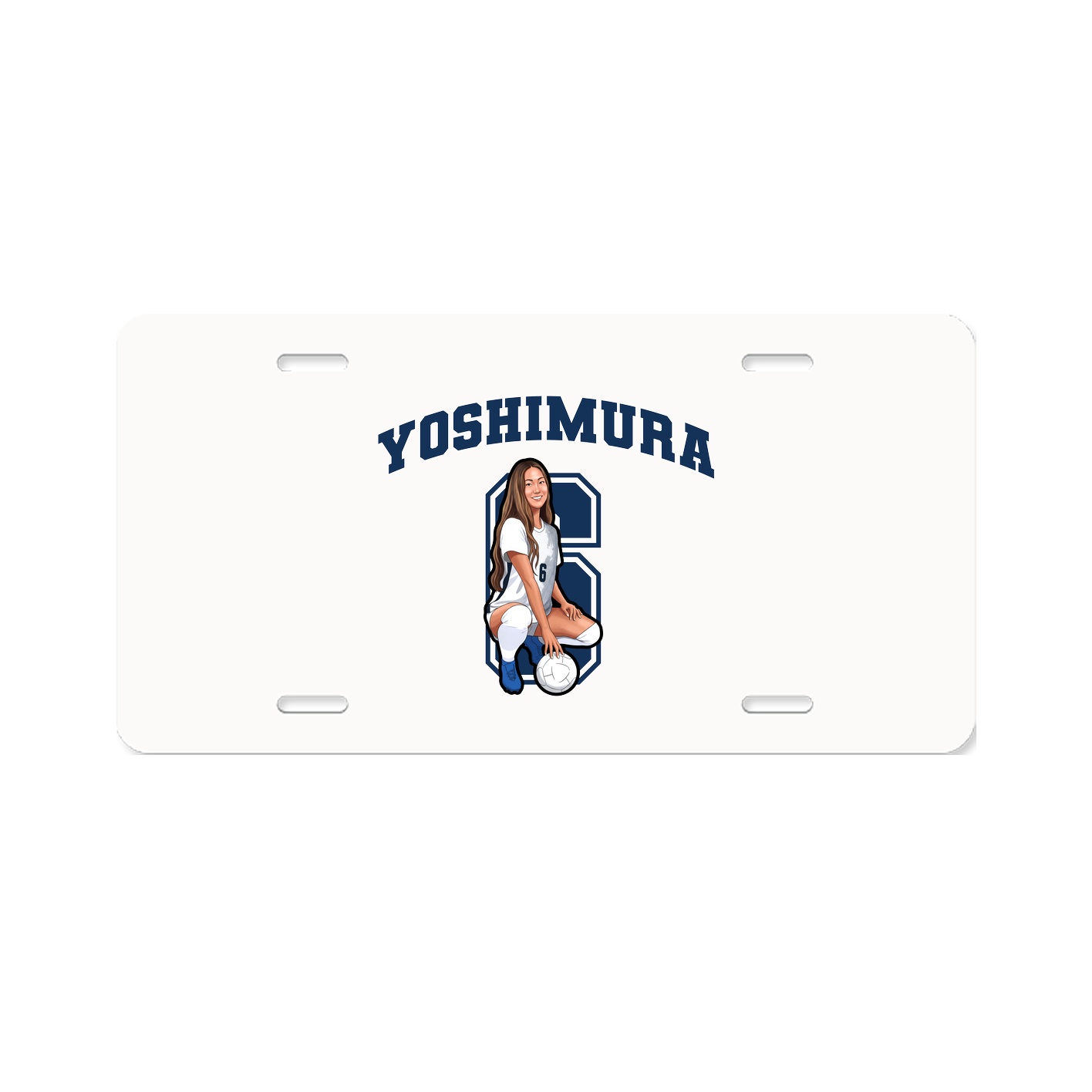 License Plate — Number in Classic