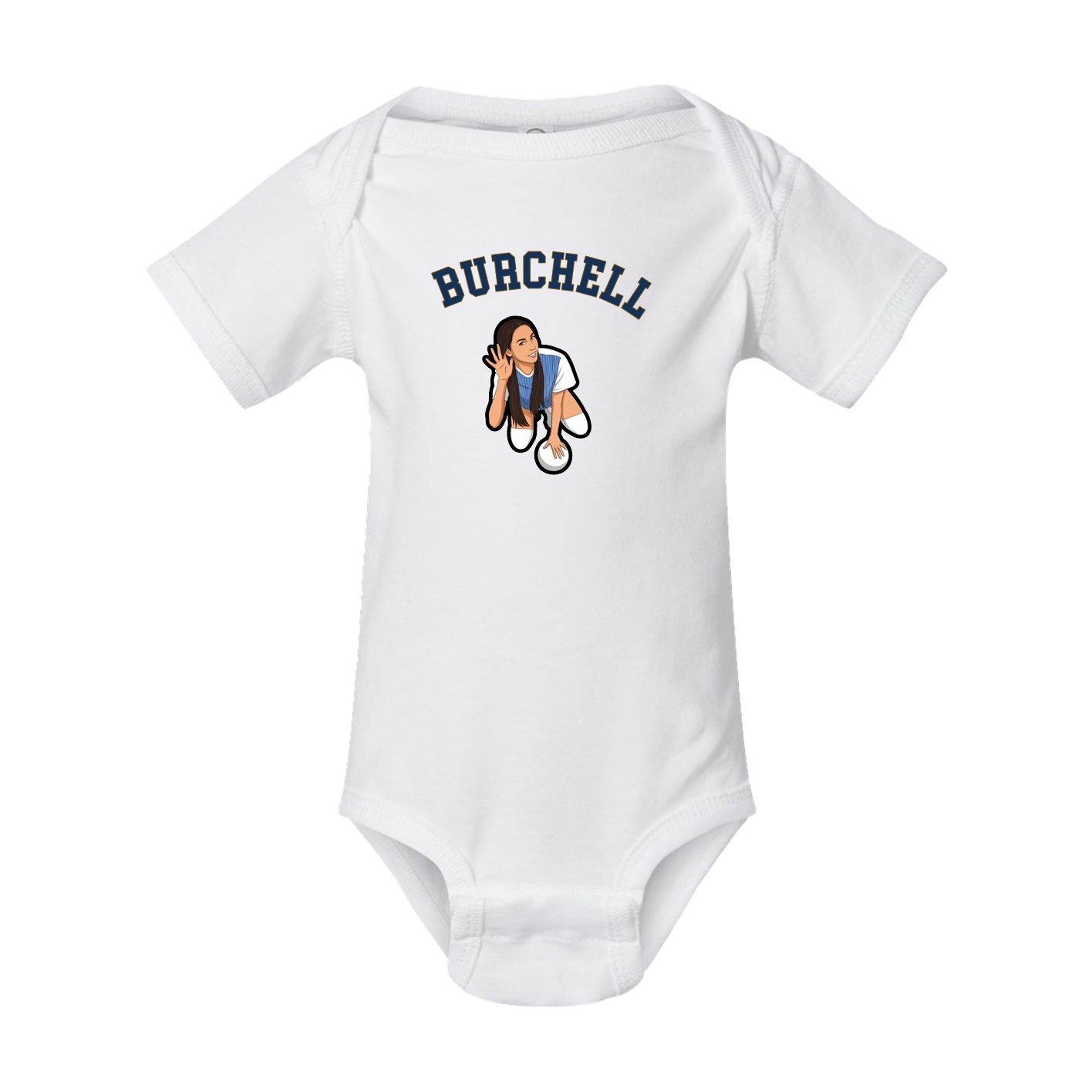 Baby Onesie — Shirsey Arch in White