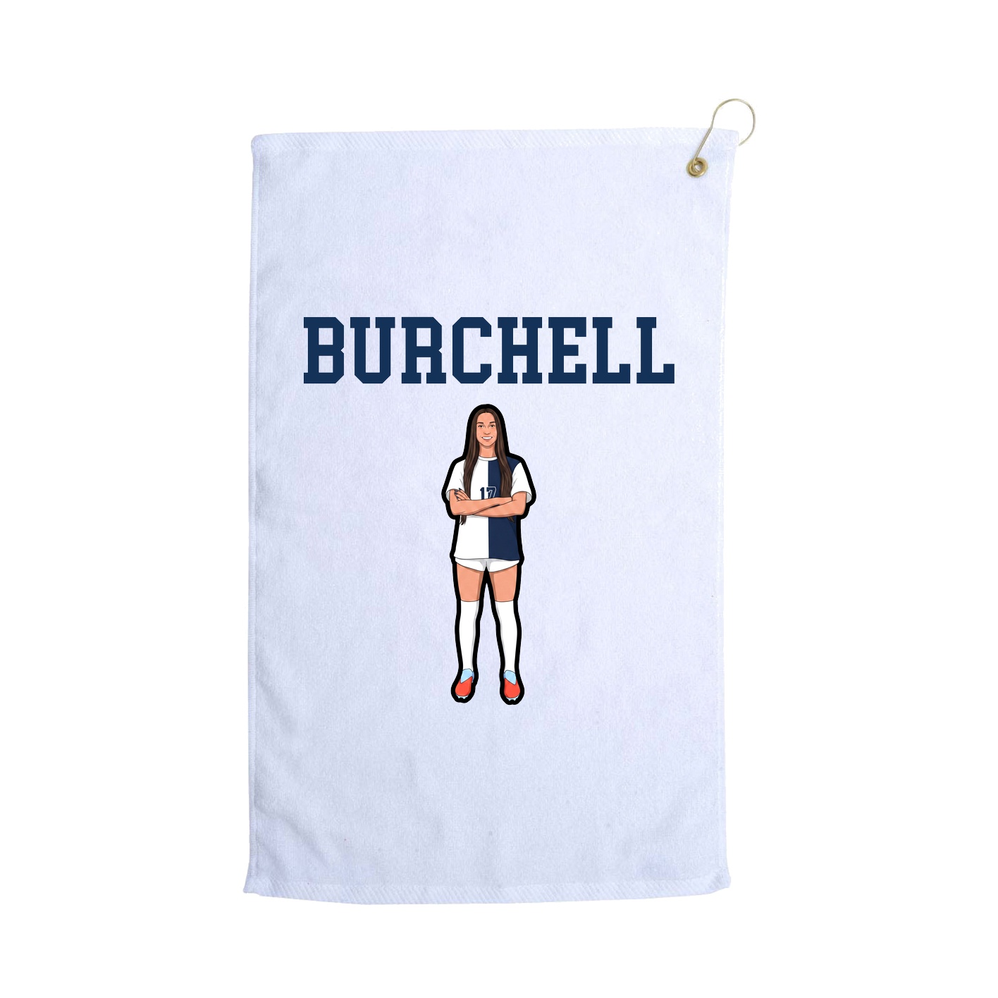 Golf Towel — Shirsey in White