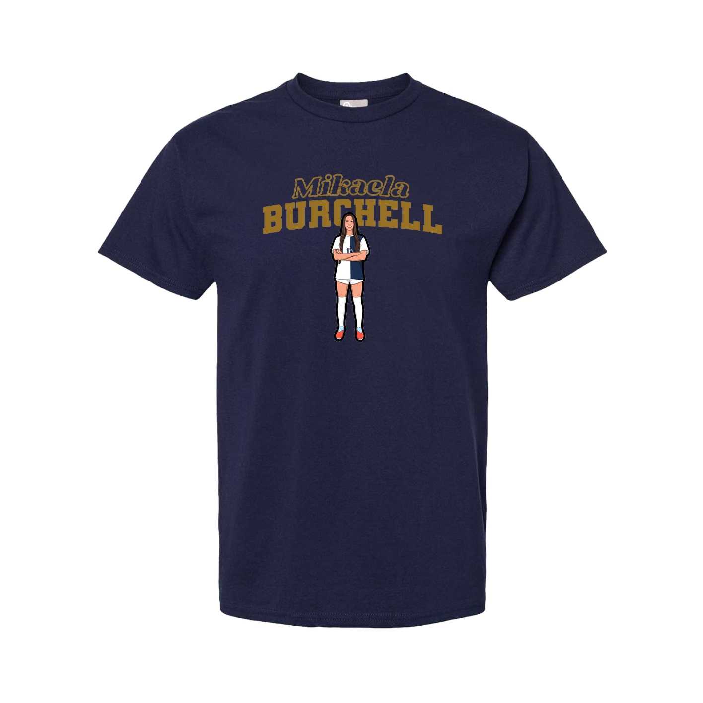 Tee — Name Arch in Navy