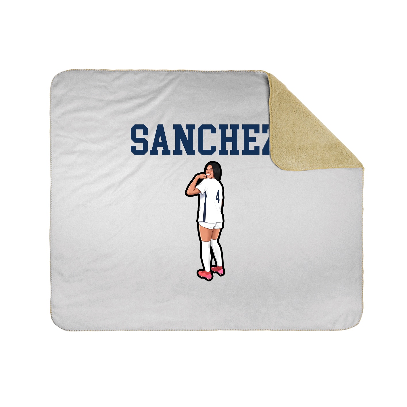 Throw Blanket — Shirsey in White