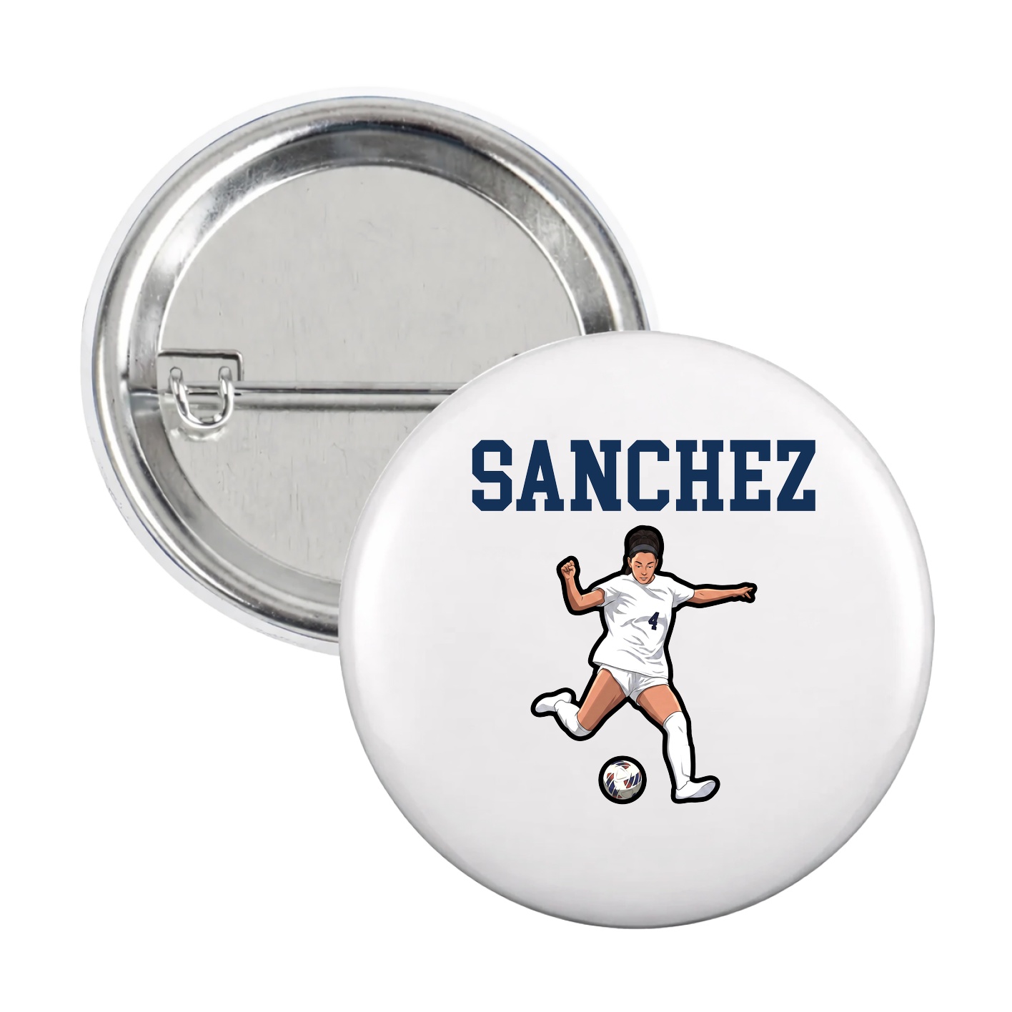 Game Day Button — Shirsey in White