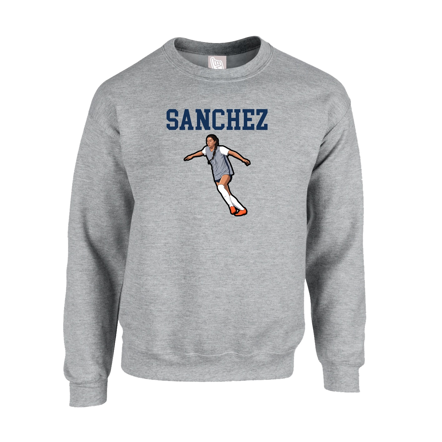 Fleece Crew — Shirsey in Grey