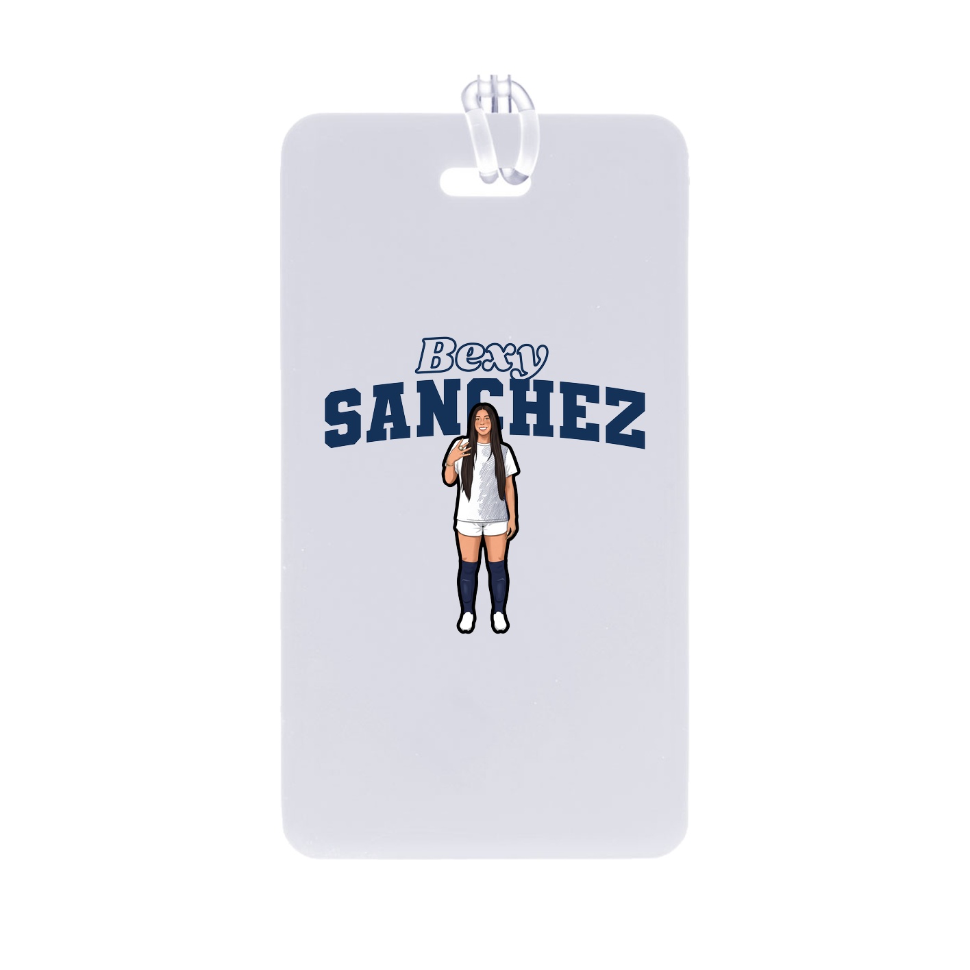 Bag Tag — Name Arch in Classic