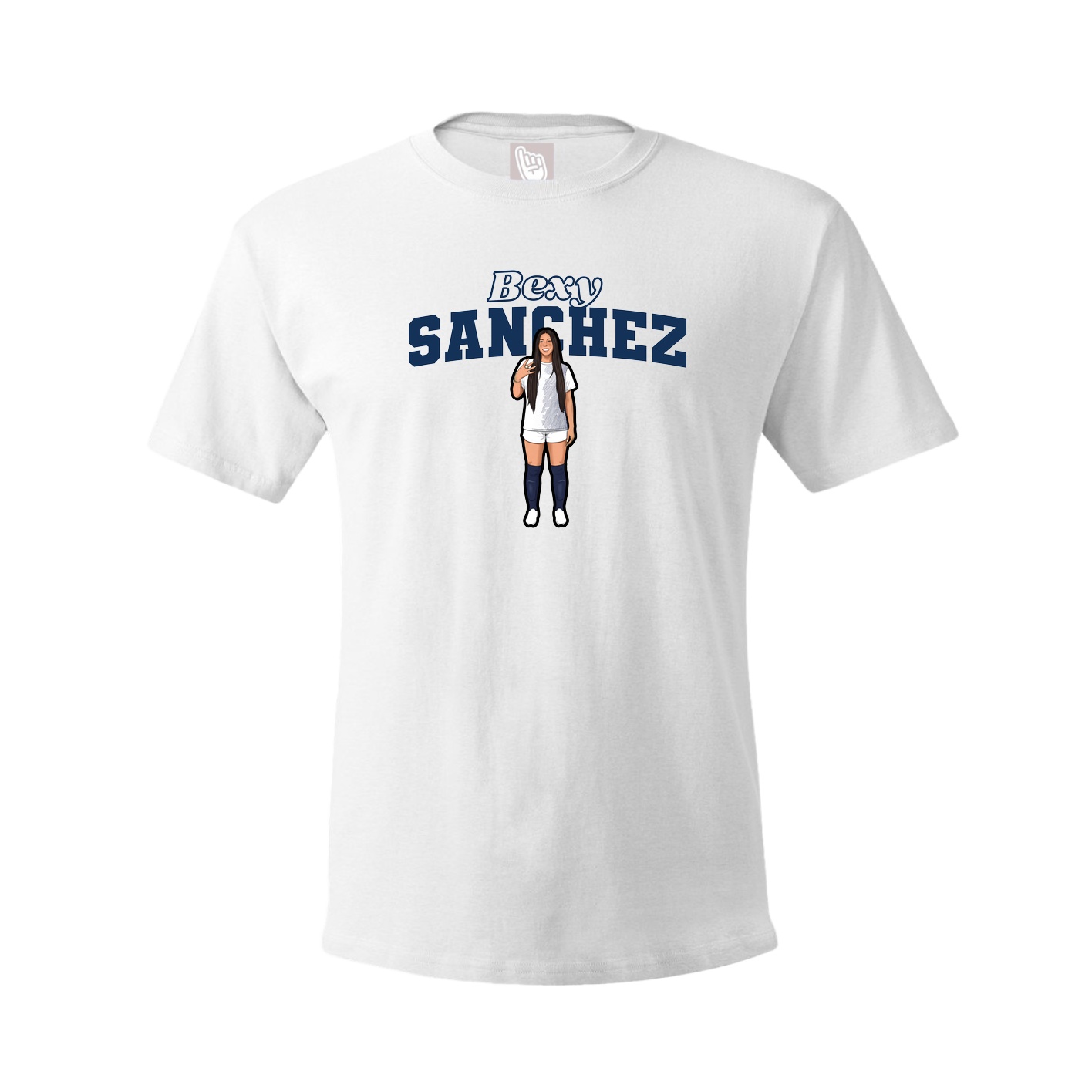 Tee — Name Arch in White