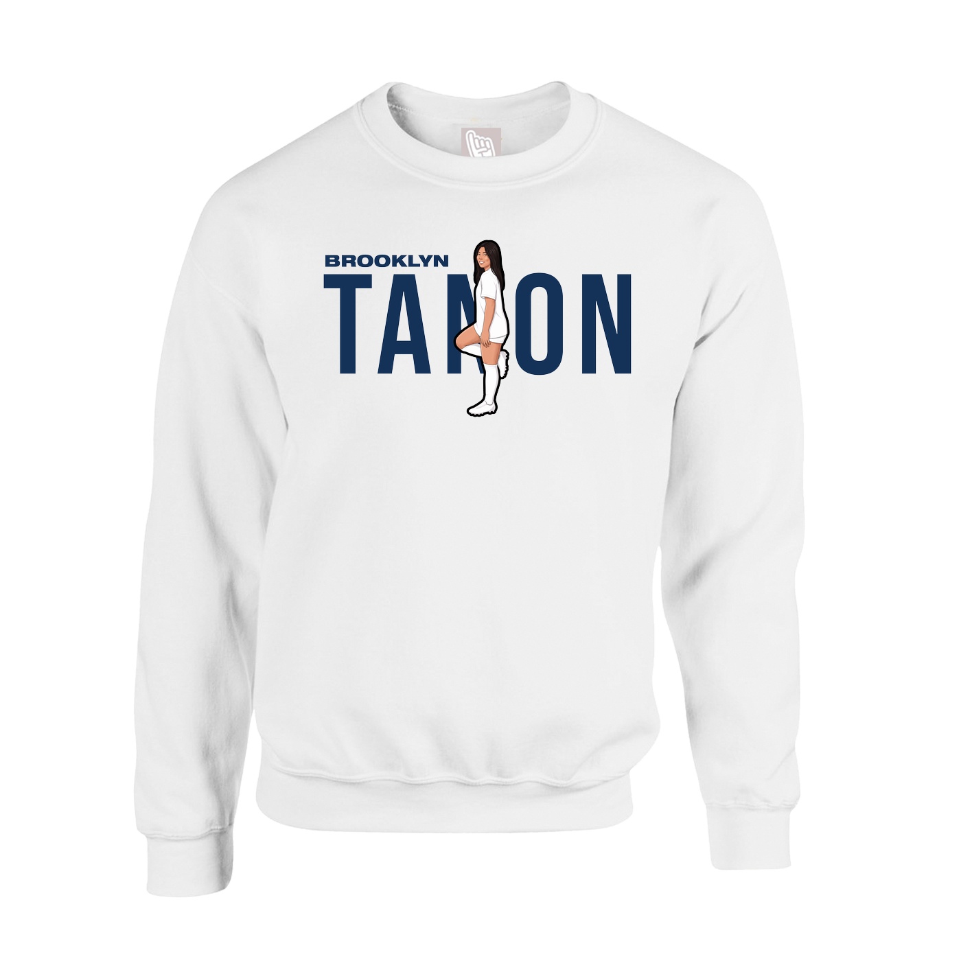 Fleece Crew — Player Name in White