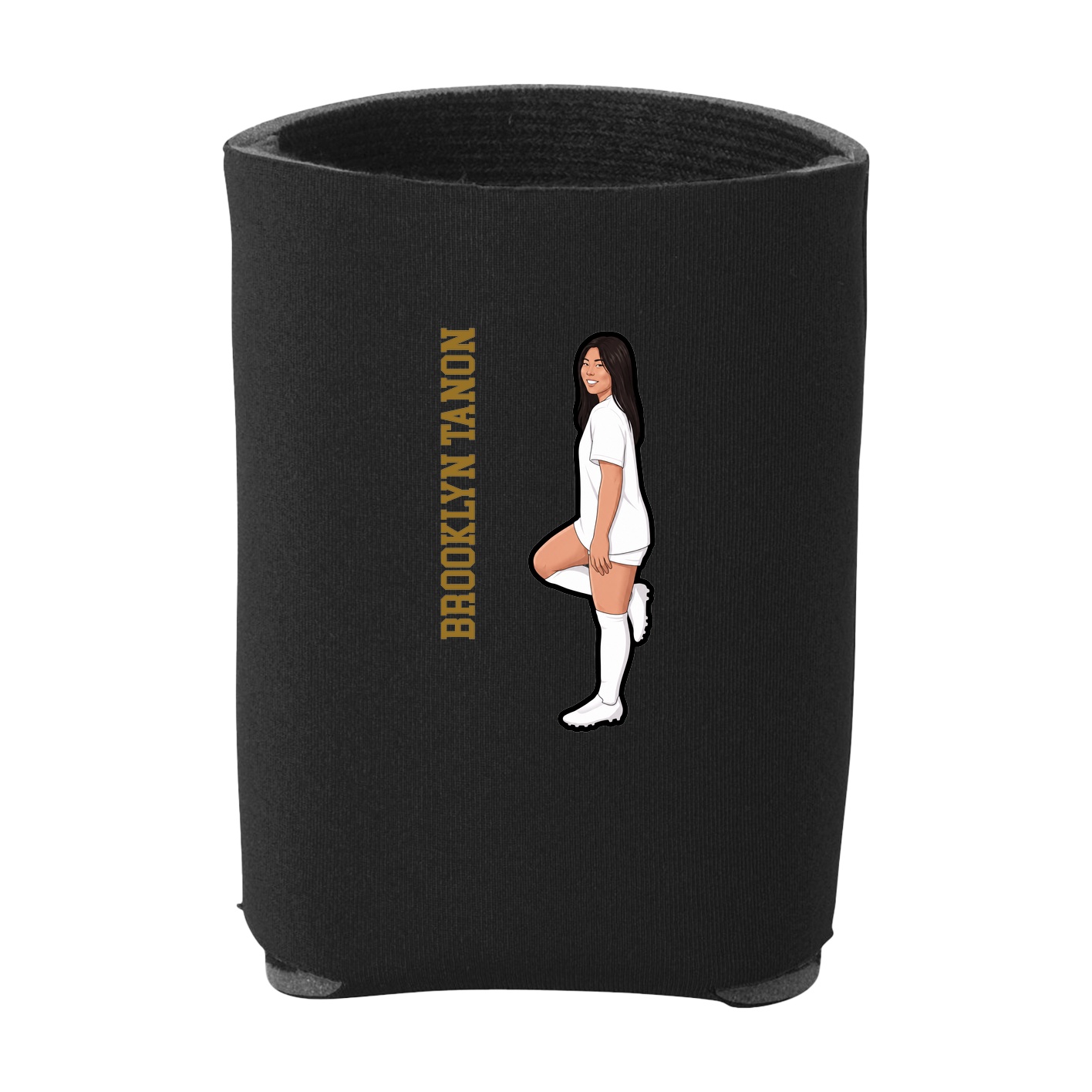 Can Holder — Name Vertical in Black