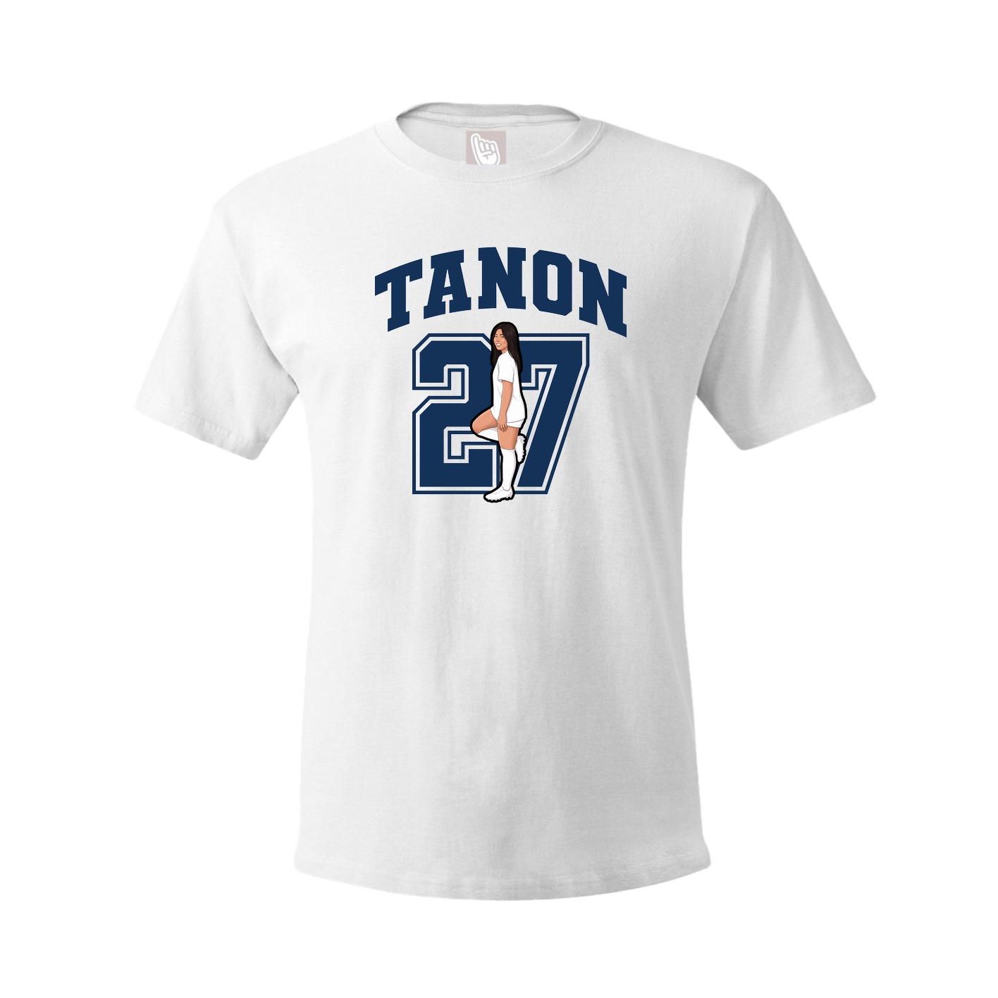 Tee — Number in White