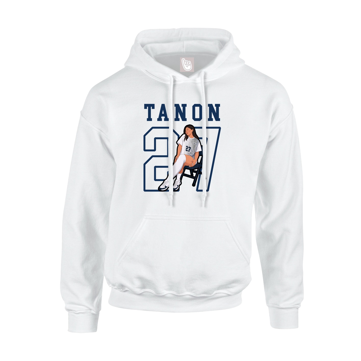 Youth Hoodie — Shirsey in White