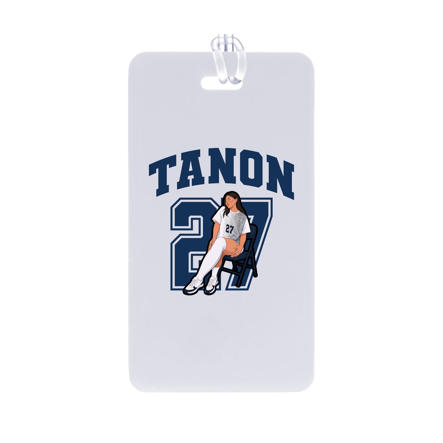 Bag Tag — Number in Classic