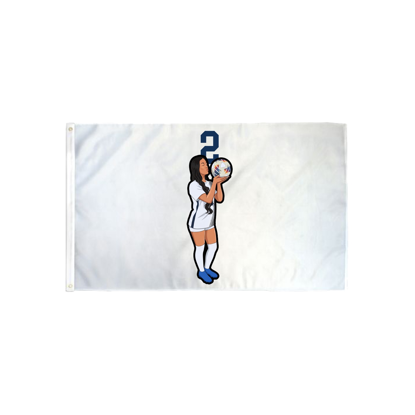 3x5 Flag — Number Top in Classic