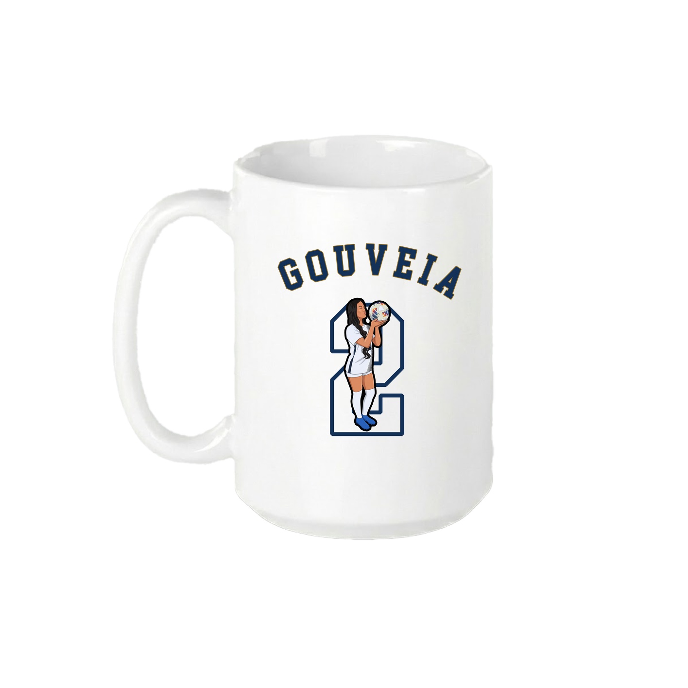 15oz Coffee Mug — Shirsey Arch in White