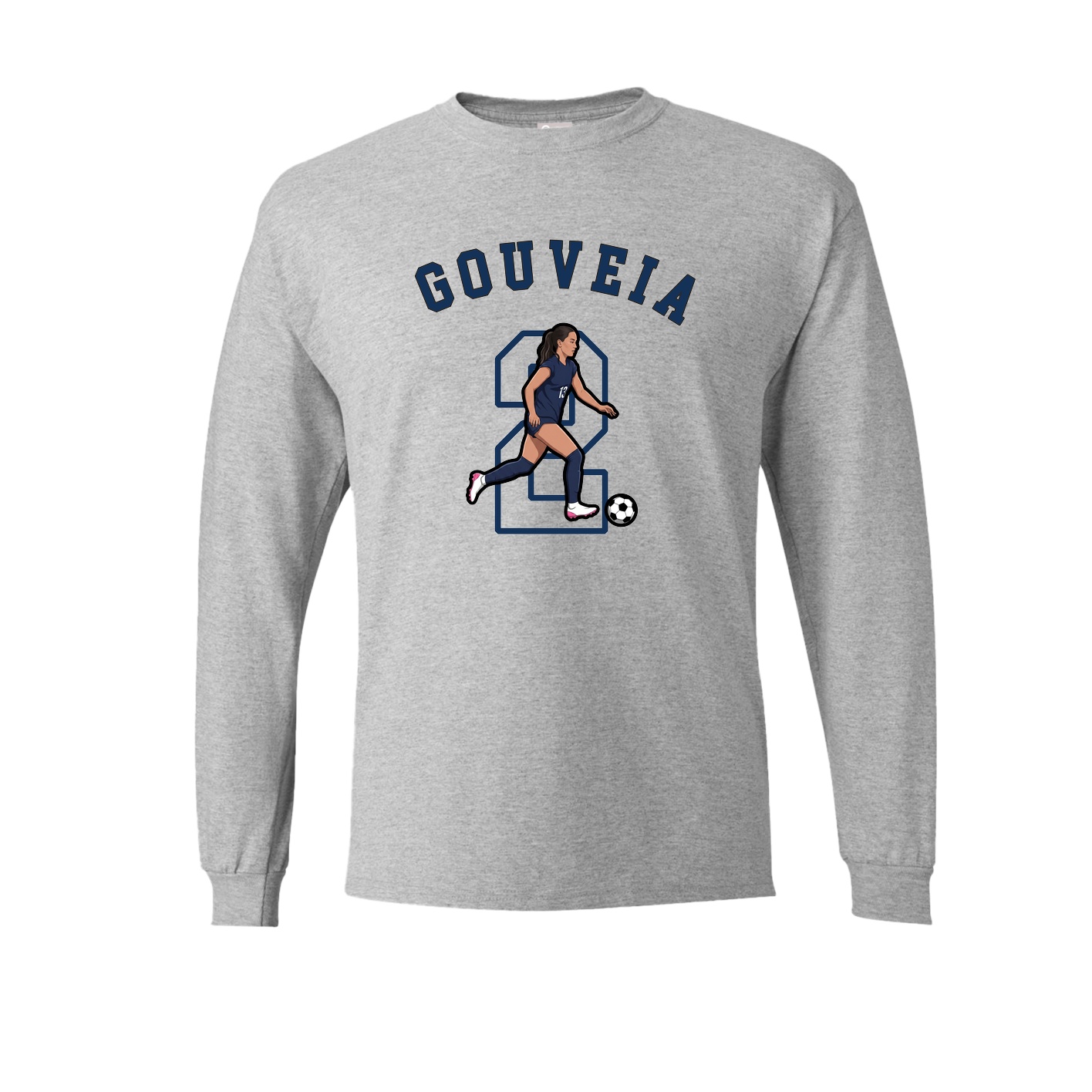 Long Sleeve Tee — Shirsey Arch in Grey