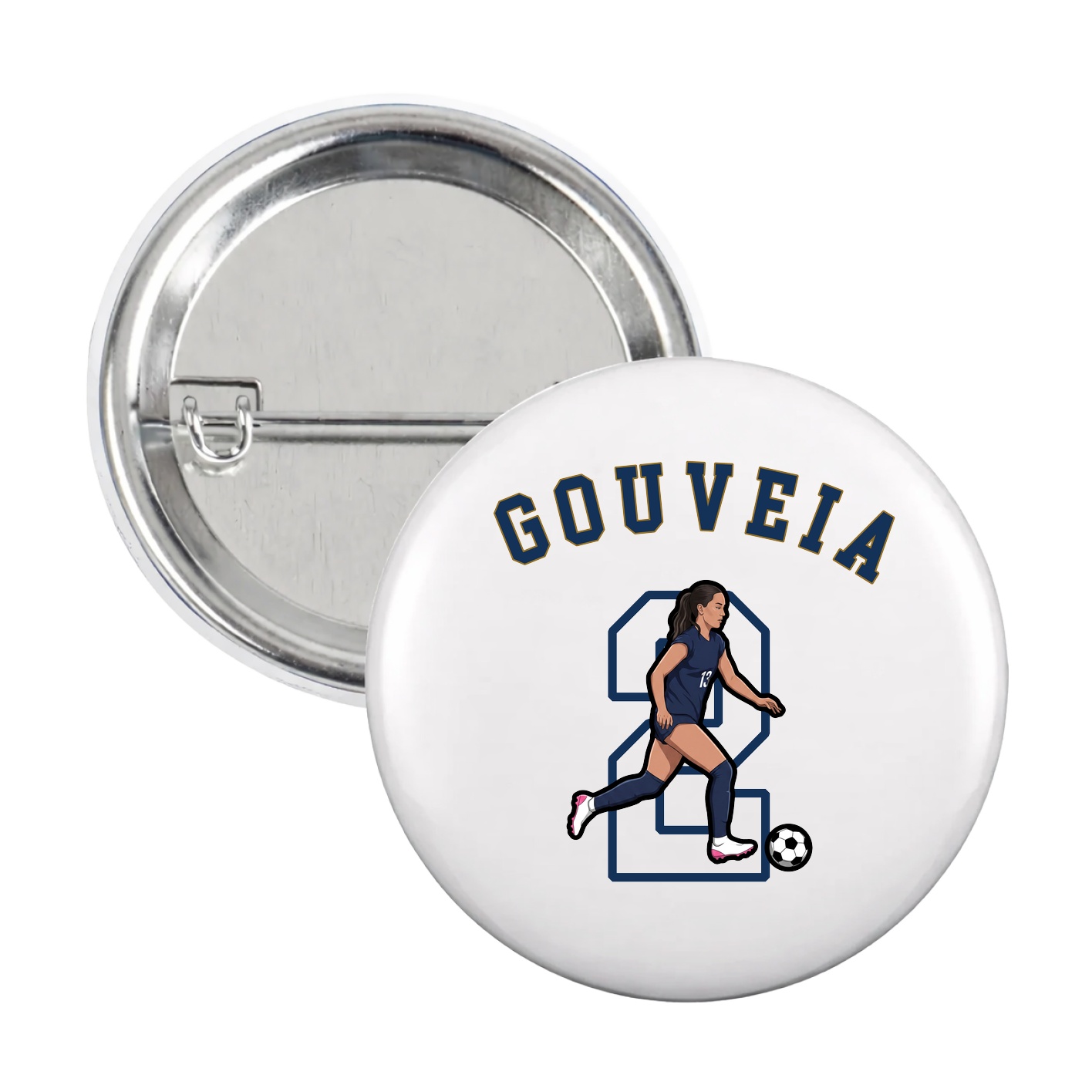 Game Day Button — Shirsey Arch in White