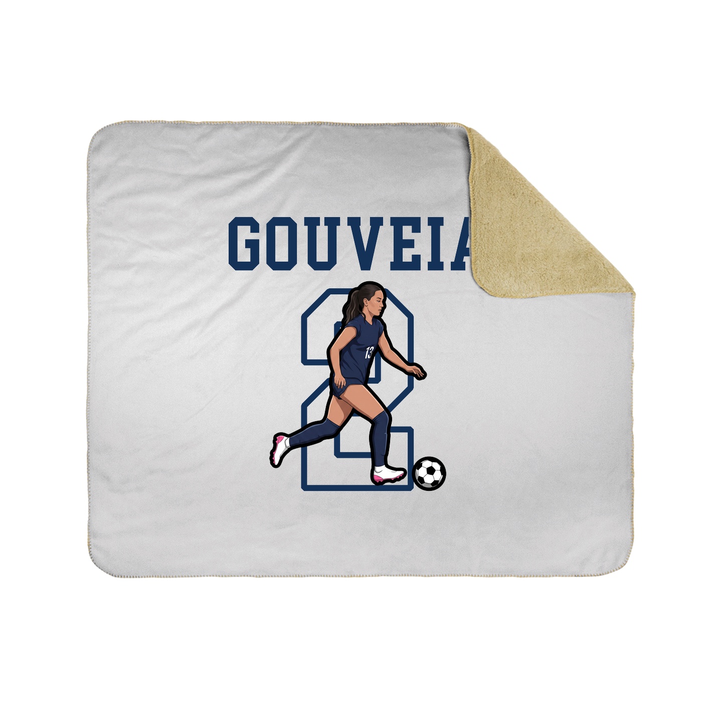 Throw Blanket — Shirsey in White