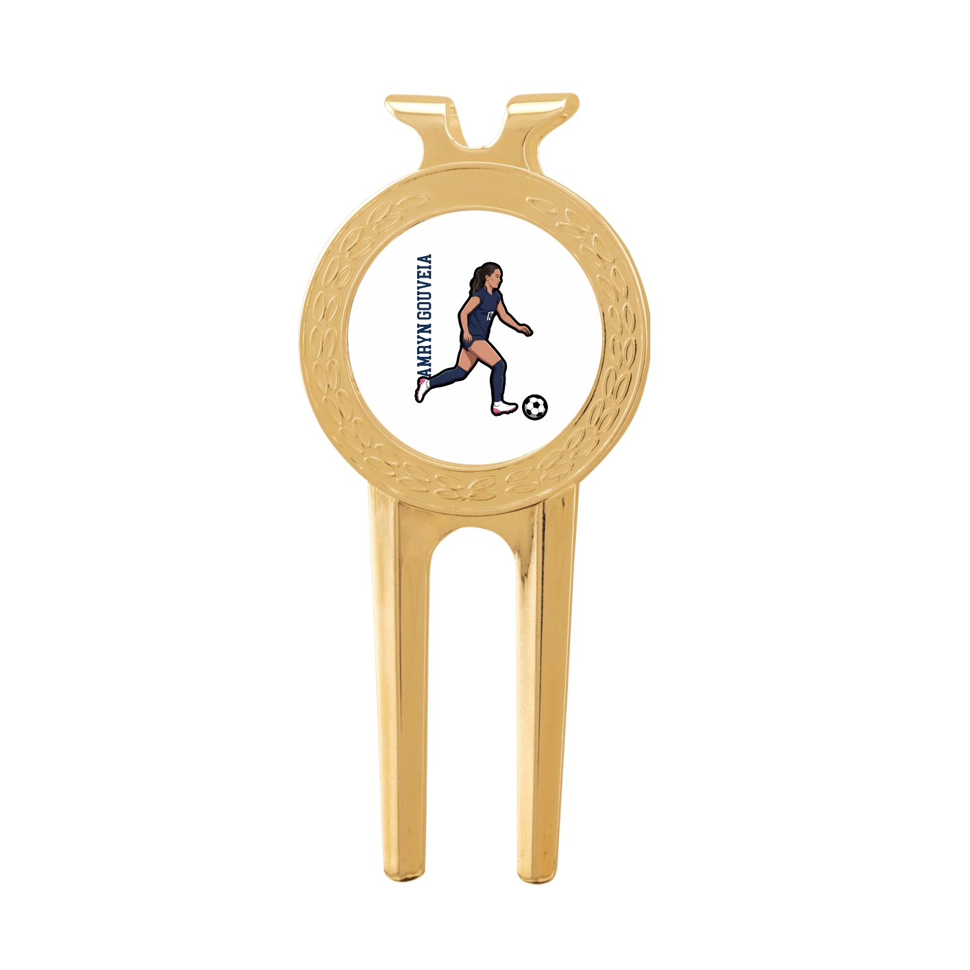 Divot Tool with Ball Marker — Name Vertical in Classic