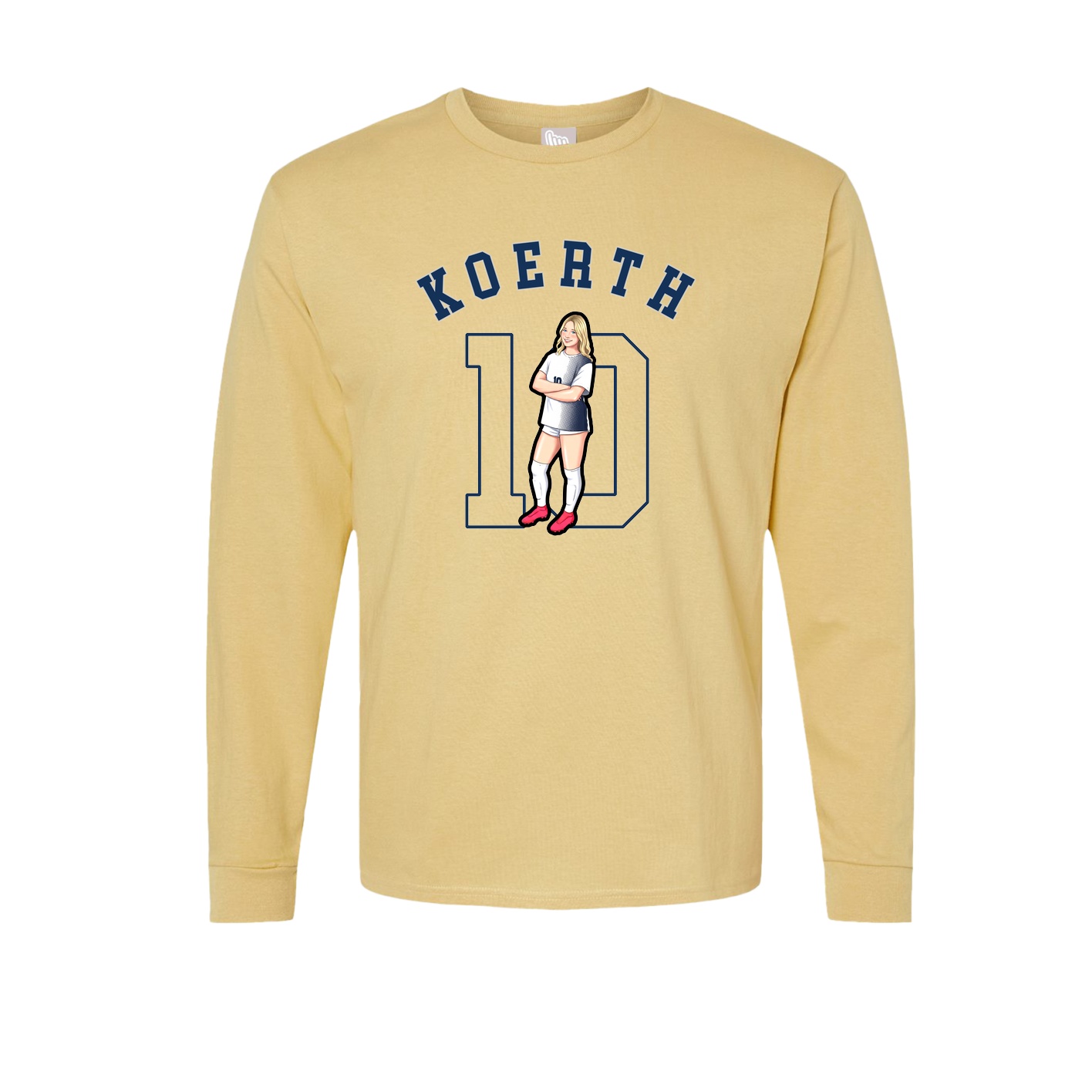 Long Sleeve Tee — Shirsey Arch in Vegas Gold