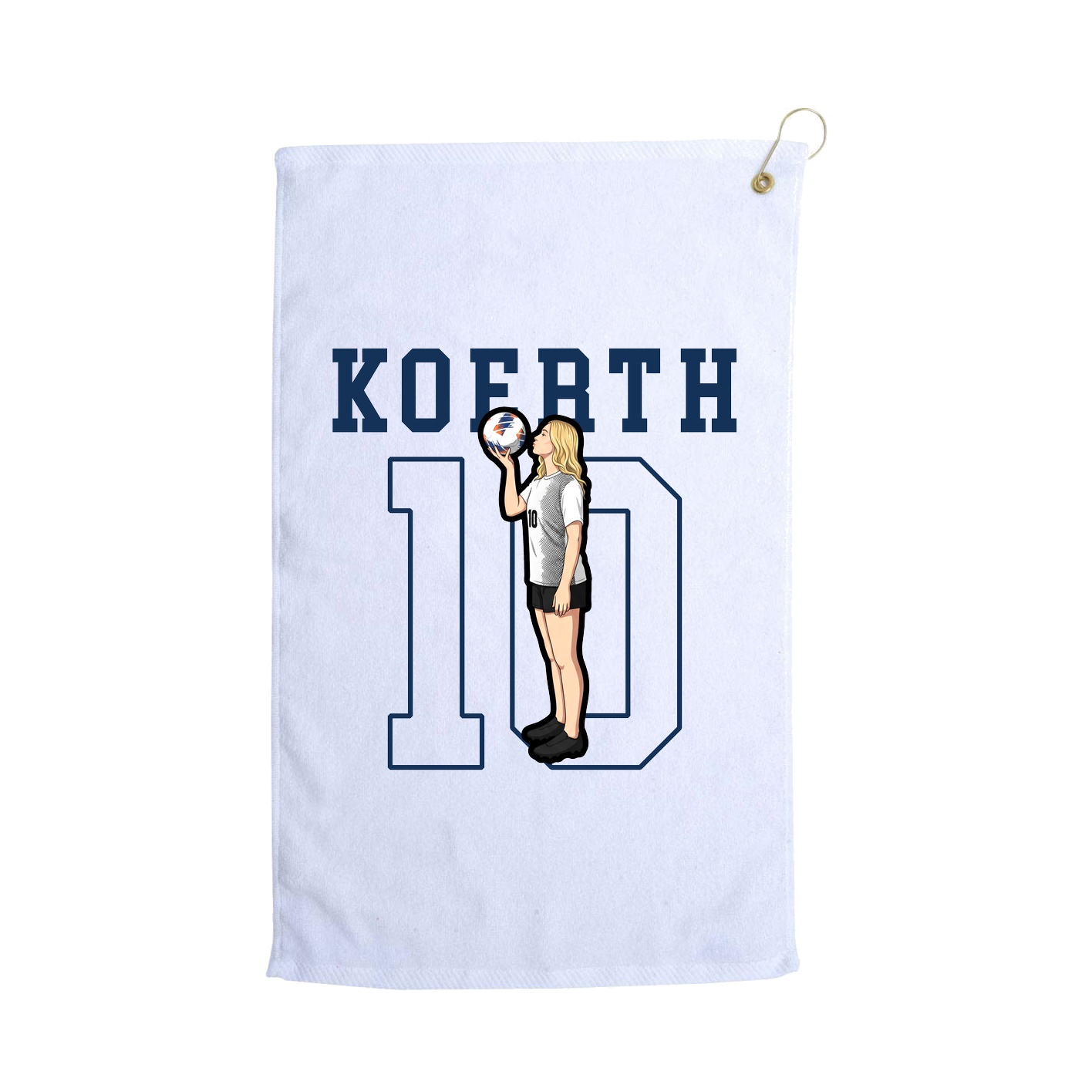 Golf Towel — Shirsey in White
