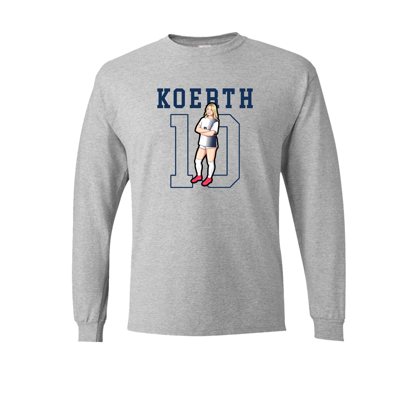 Long Sleeve Tee — Shirsey in Grey