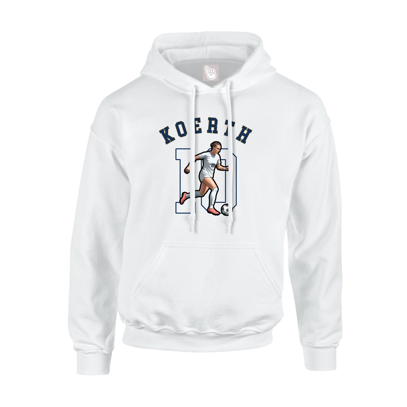 Hoodie — Shirsey Arch in White