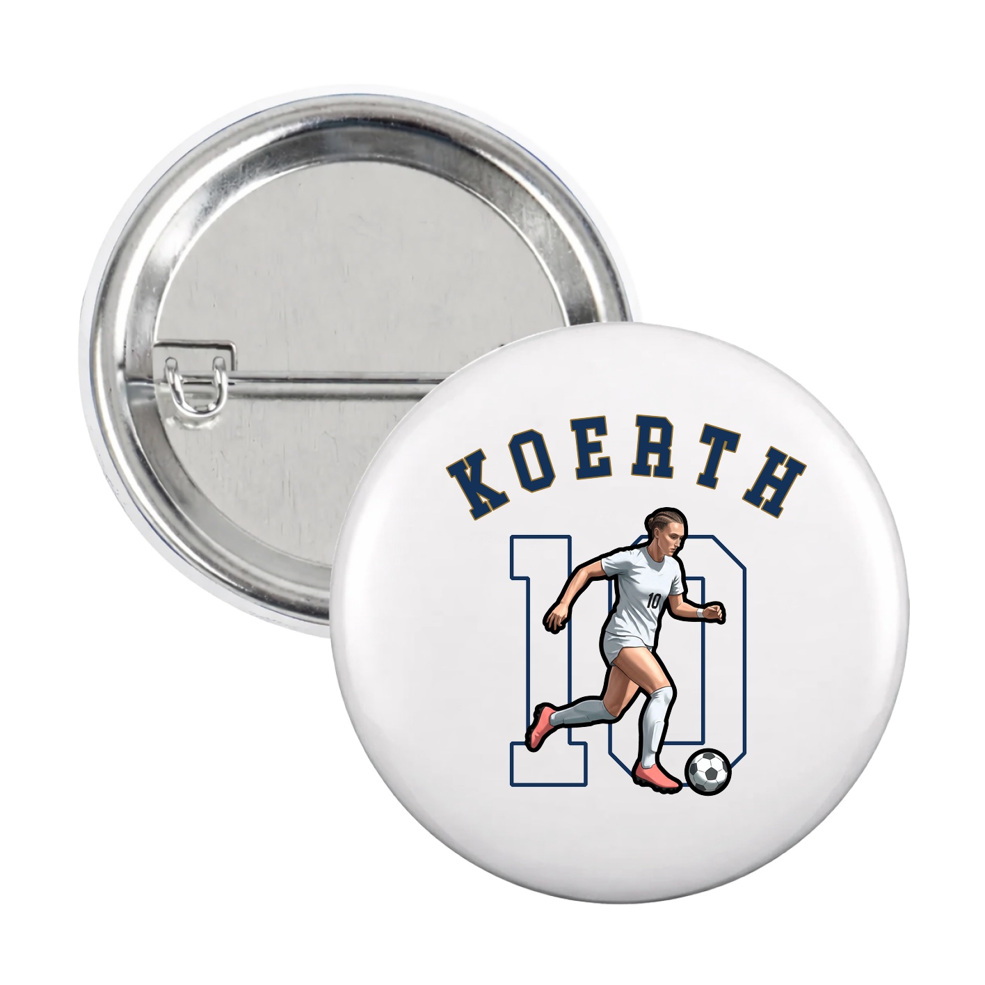 Game Day Button — Shirsey Arch in White