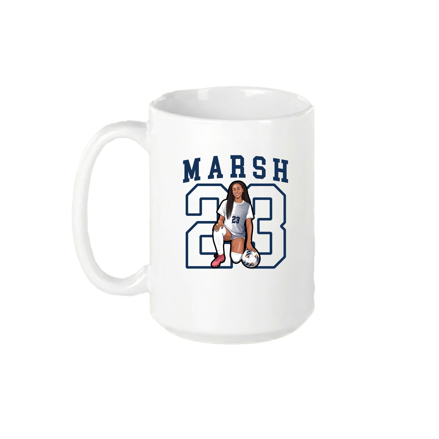 15oz Coffee Mug — Shirsey in White