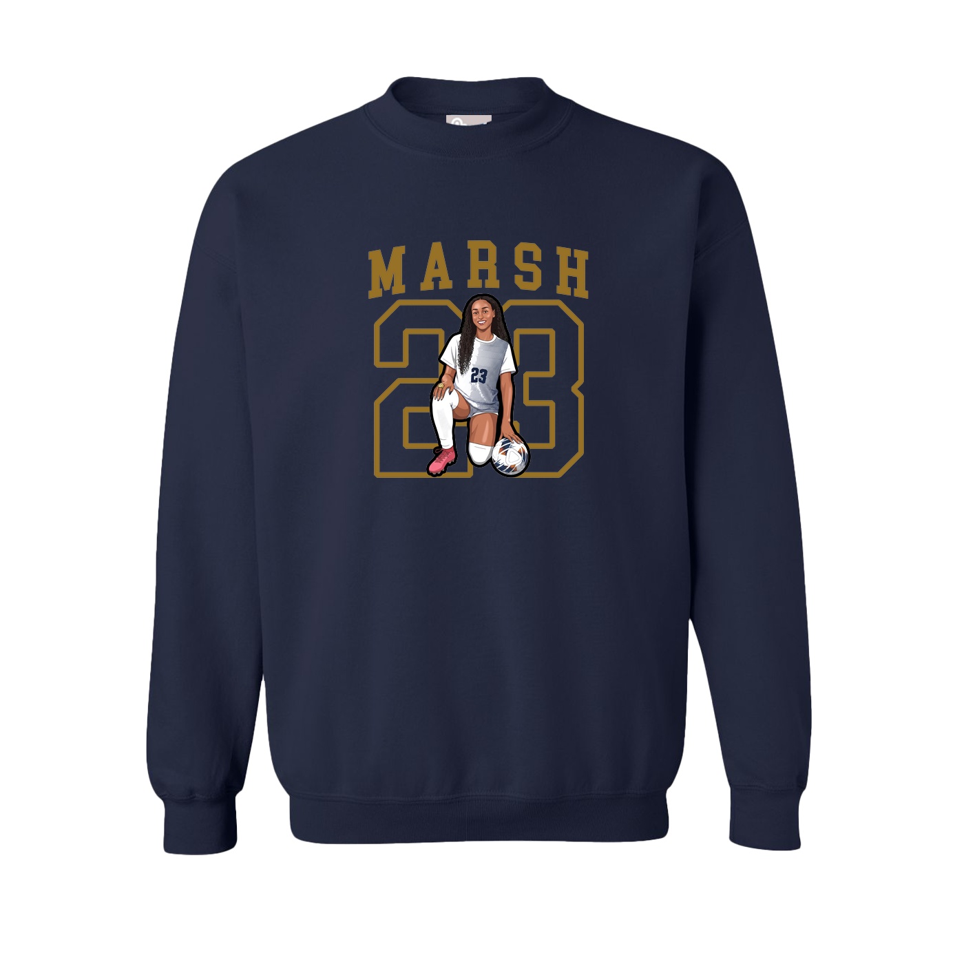 Fleece Crew — Shirsey in Navy