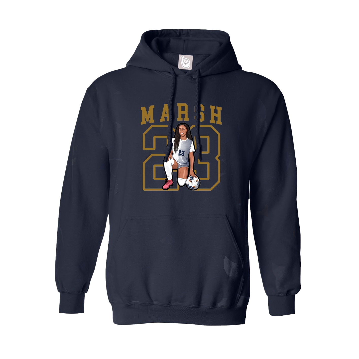 Youth Hoodie — Shirsey in Navy