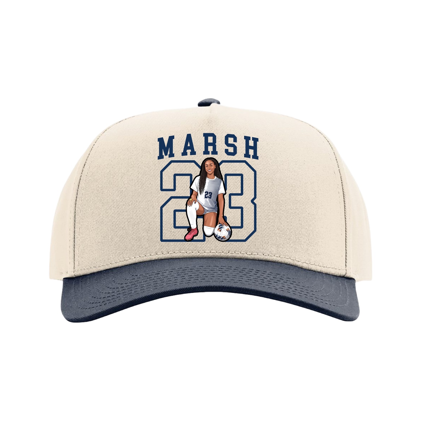 Full Fabric Five-Panel Champ Cap