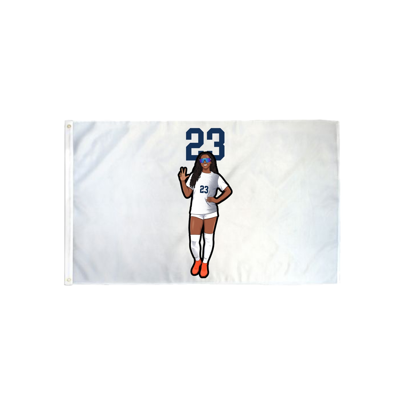 3x5 Flag — Number Top in Classic