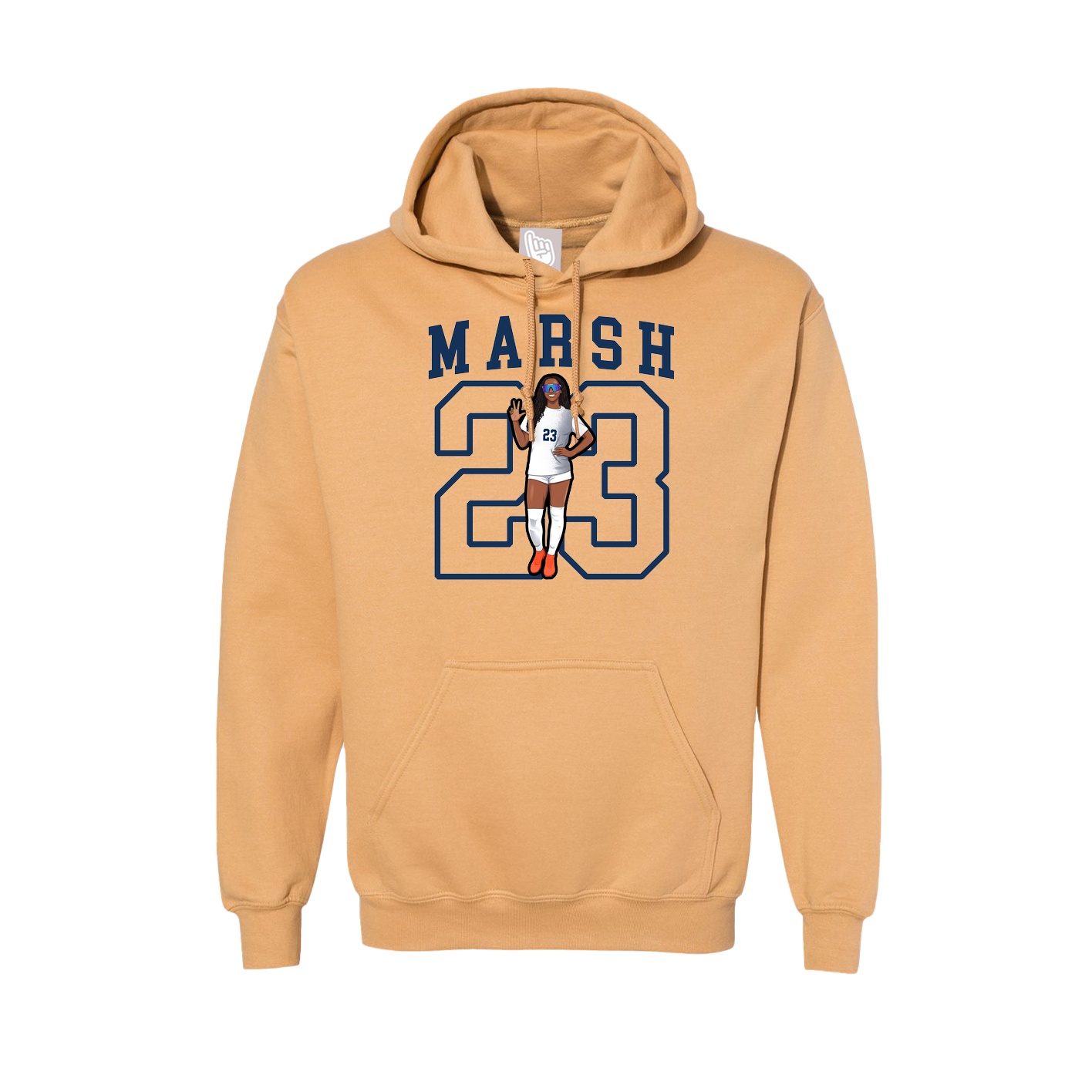Hoodie — Shirsey in Vegas Gold