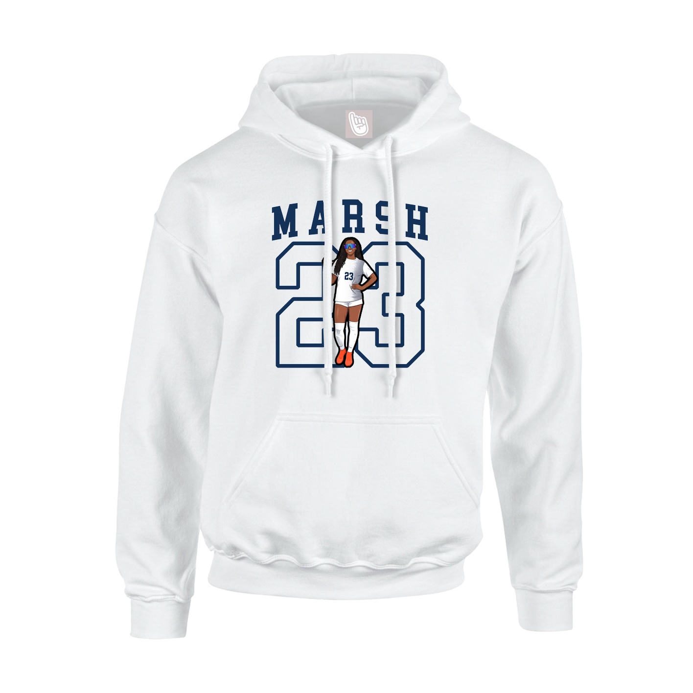 Youth Hoodie — Shirsey in White
